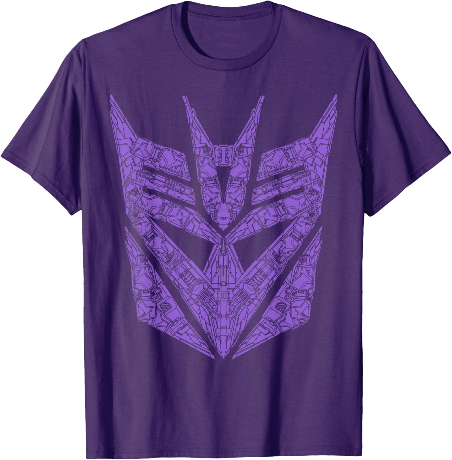 Decepticon Purple Icon Logo T-Shirt for Transformers Fans - 3
