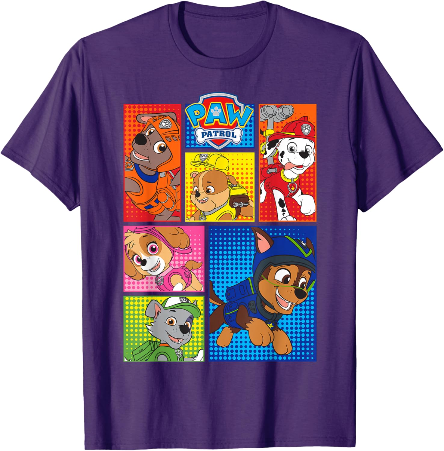 Adorable Paw Patrol Pup Shapes T-Shirt for Kids - Fun and Stylish Apparel - 12