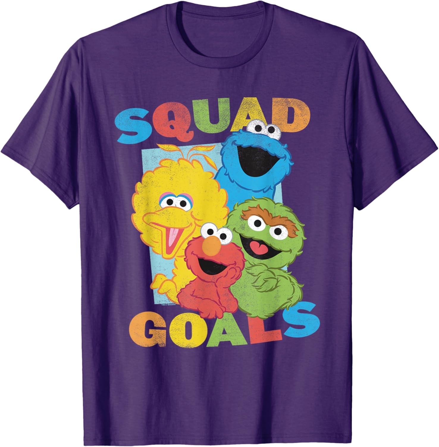 Sesame Street Squad Goals T-Shirt for Fun and Friendship Apparel - 6