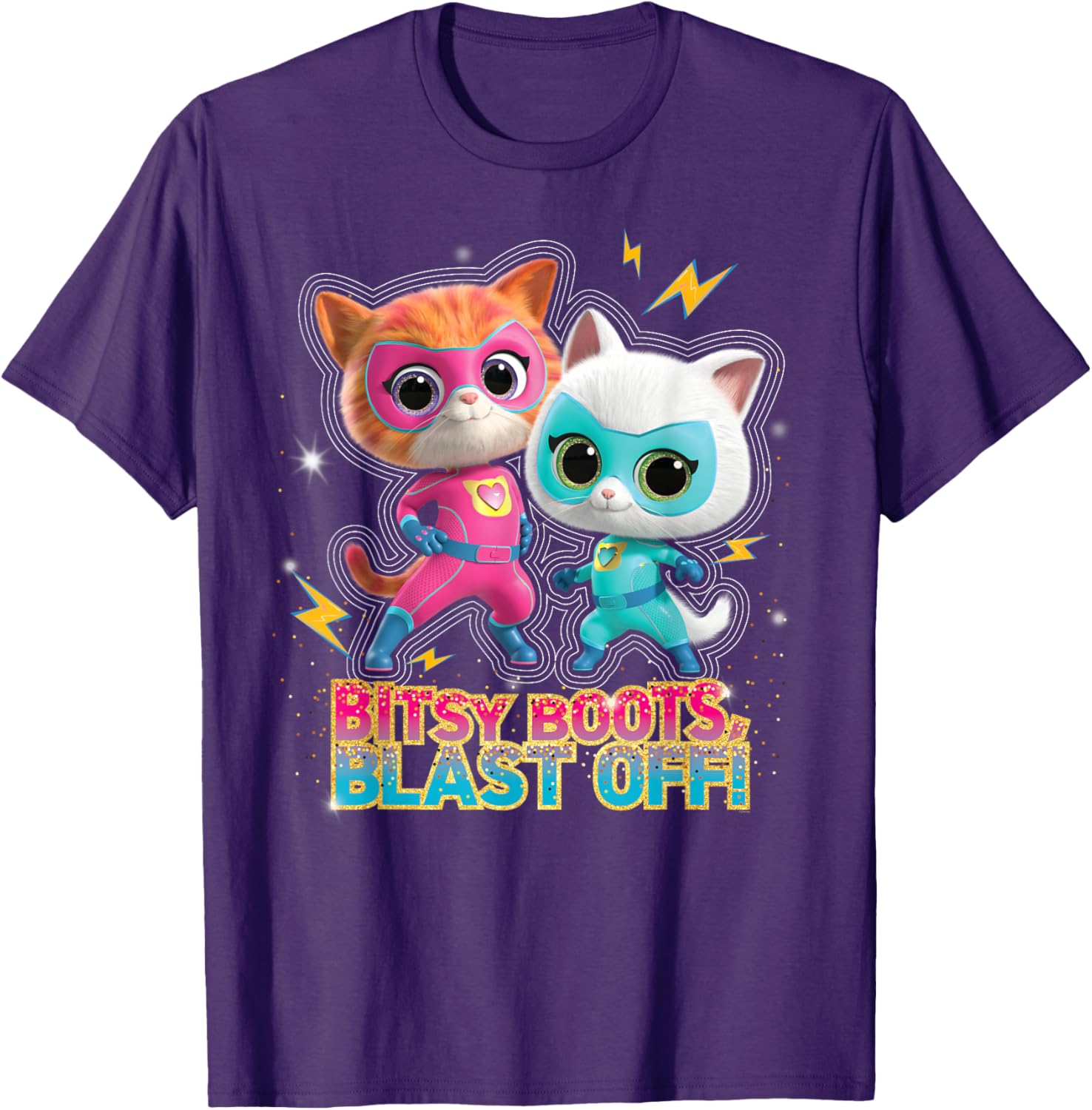 Disney Junior SuperKitties Ginny and Bitsy Blast Off T-Shirt for Kids - 22