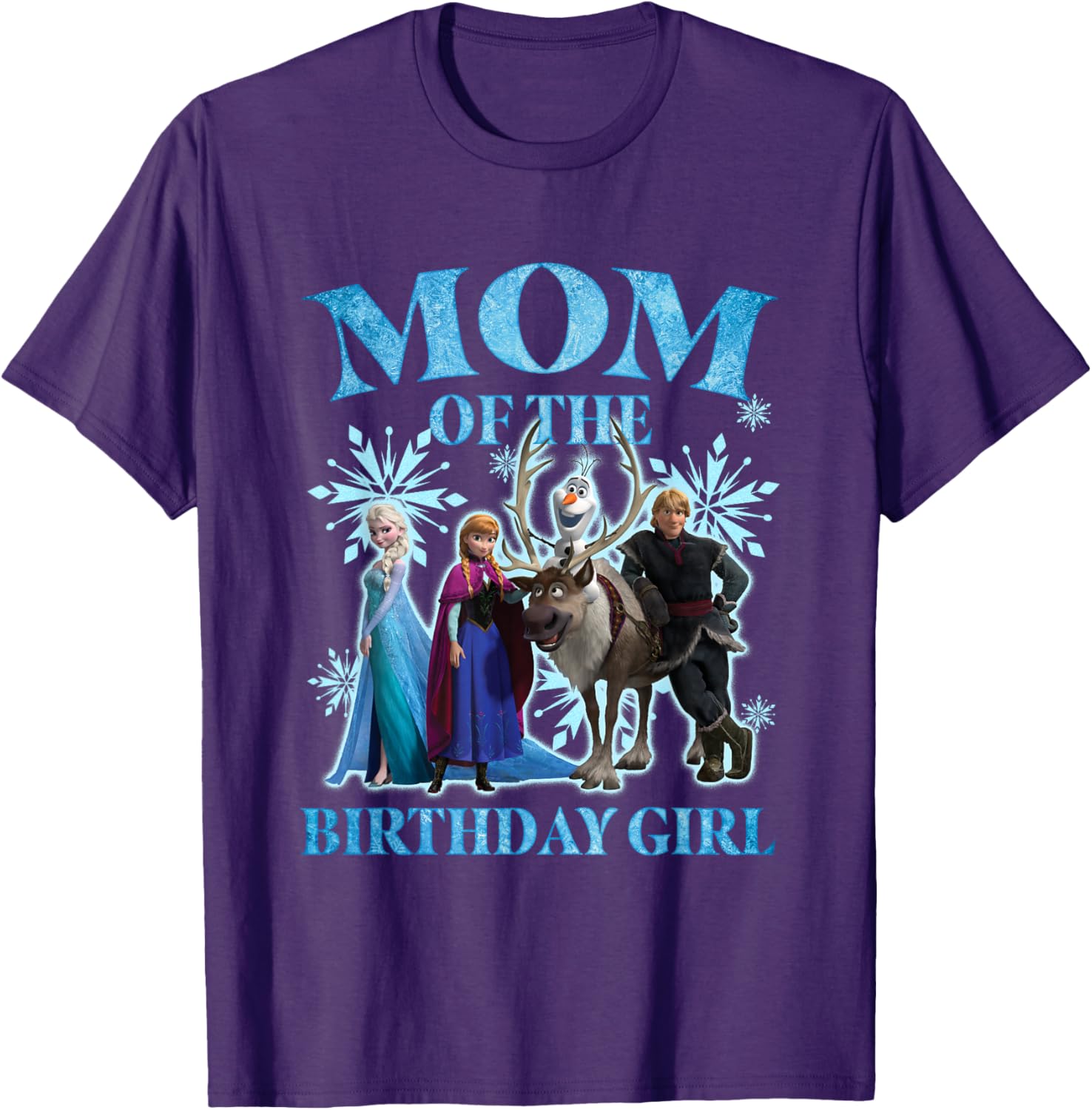 Disney Frozen Mom of the Birthday Girl T-Shirt for Fun Celebrations - 12