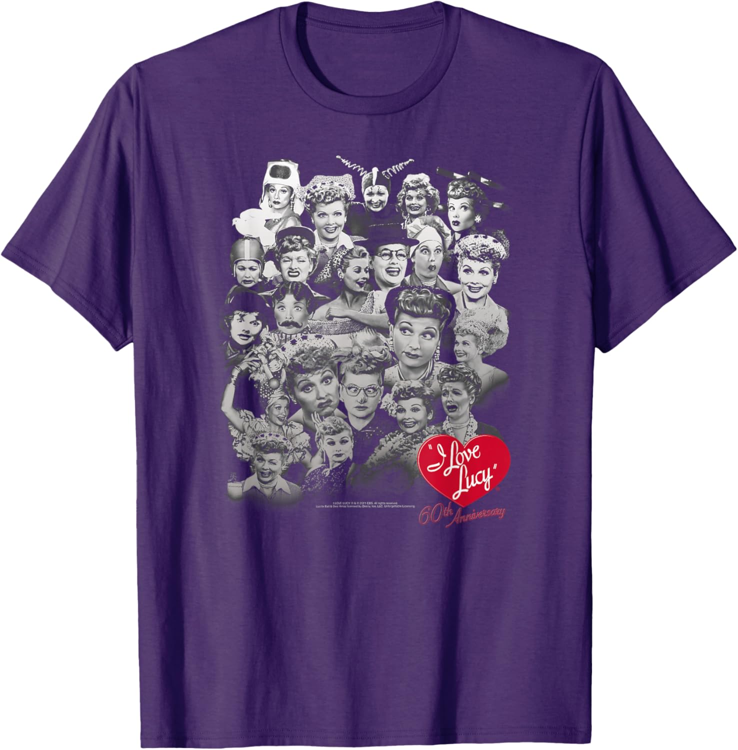 I Love Lucy 60 Years of Fun T-Shirt for Fans and Collectors - 7