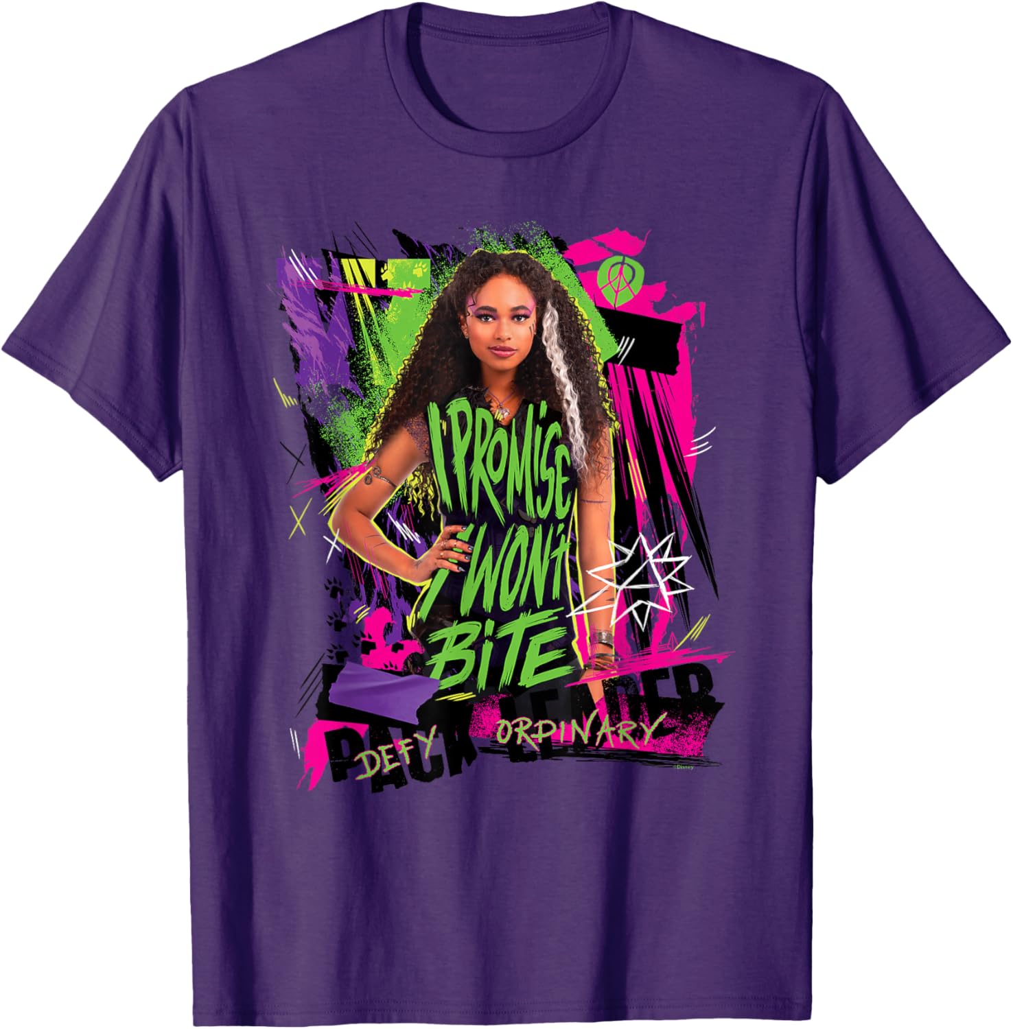 Disney Channel Zombies 3 Willa I Promise I Won’t Bite T-Shirt for Kids - 11