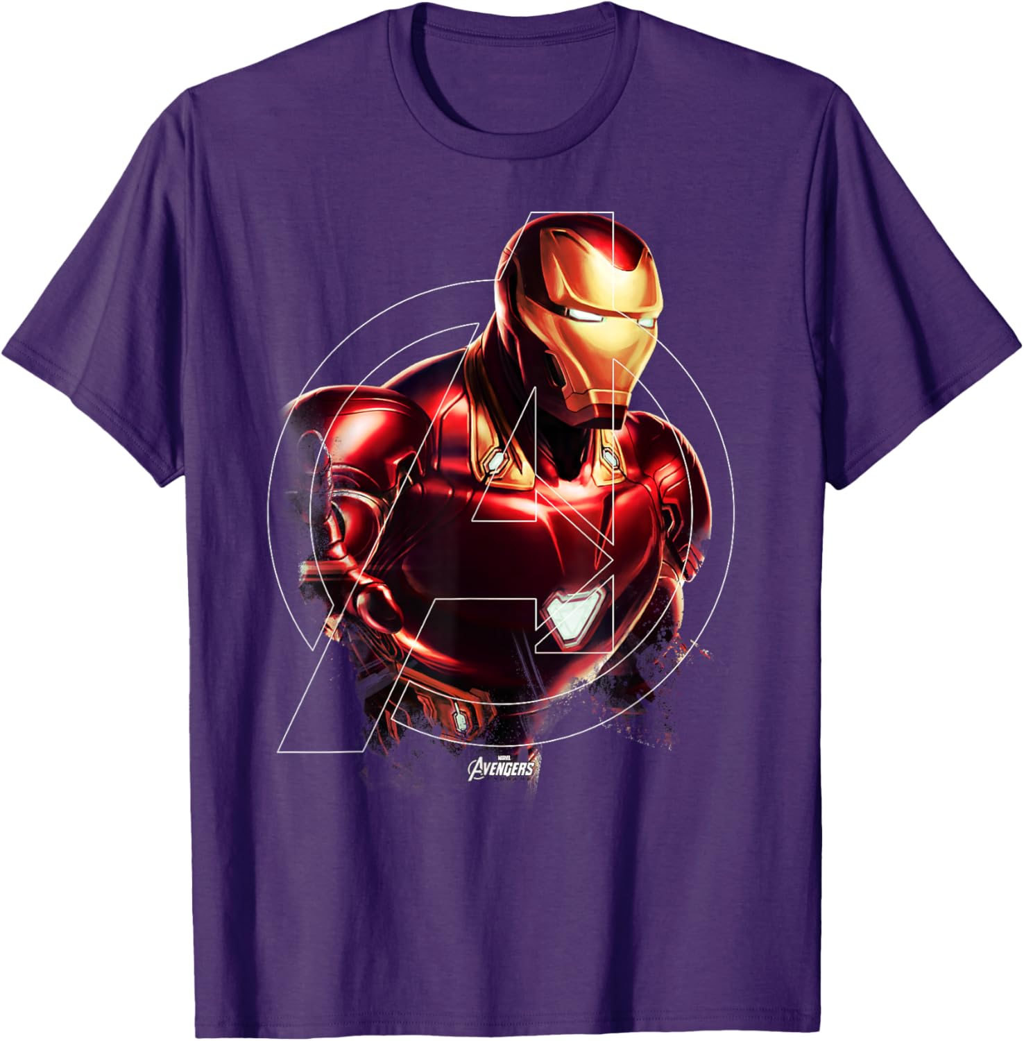 Iron Man Portrait Graphic T-Shirt Marvel Avengers Endgame Apparel - 2