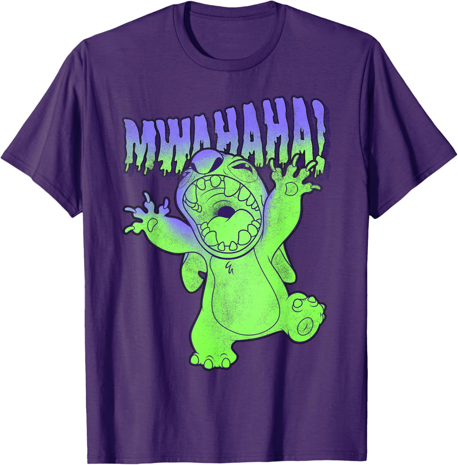 Disney Lilo & Stitch Halloween Stitch Mwahaha T-Shirt for Fun Celebrations - 1