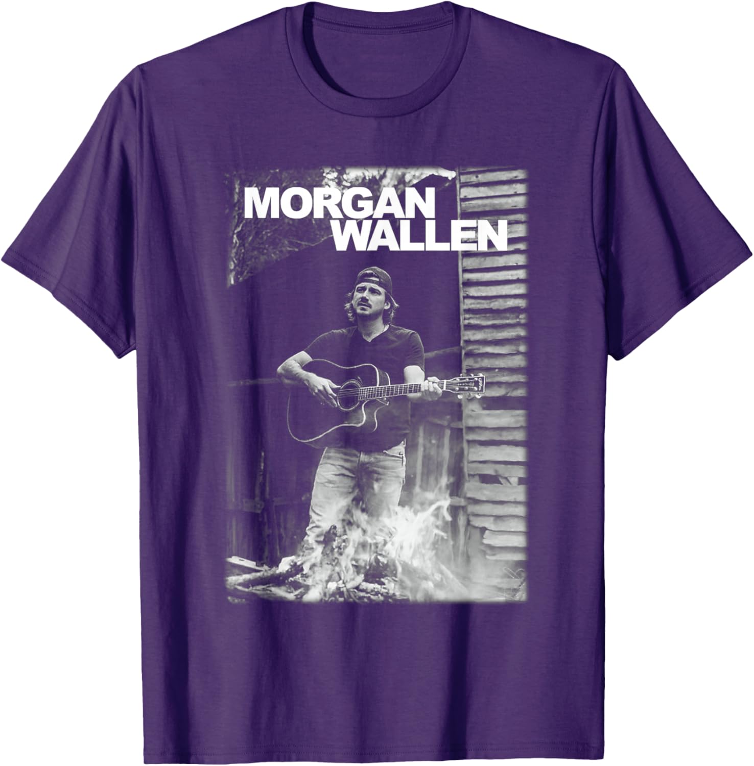 Morgan Wallen Guitar Photo T-Shirt for Fans - Stylish and Unique Apparel - 4