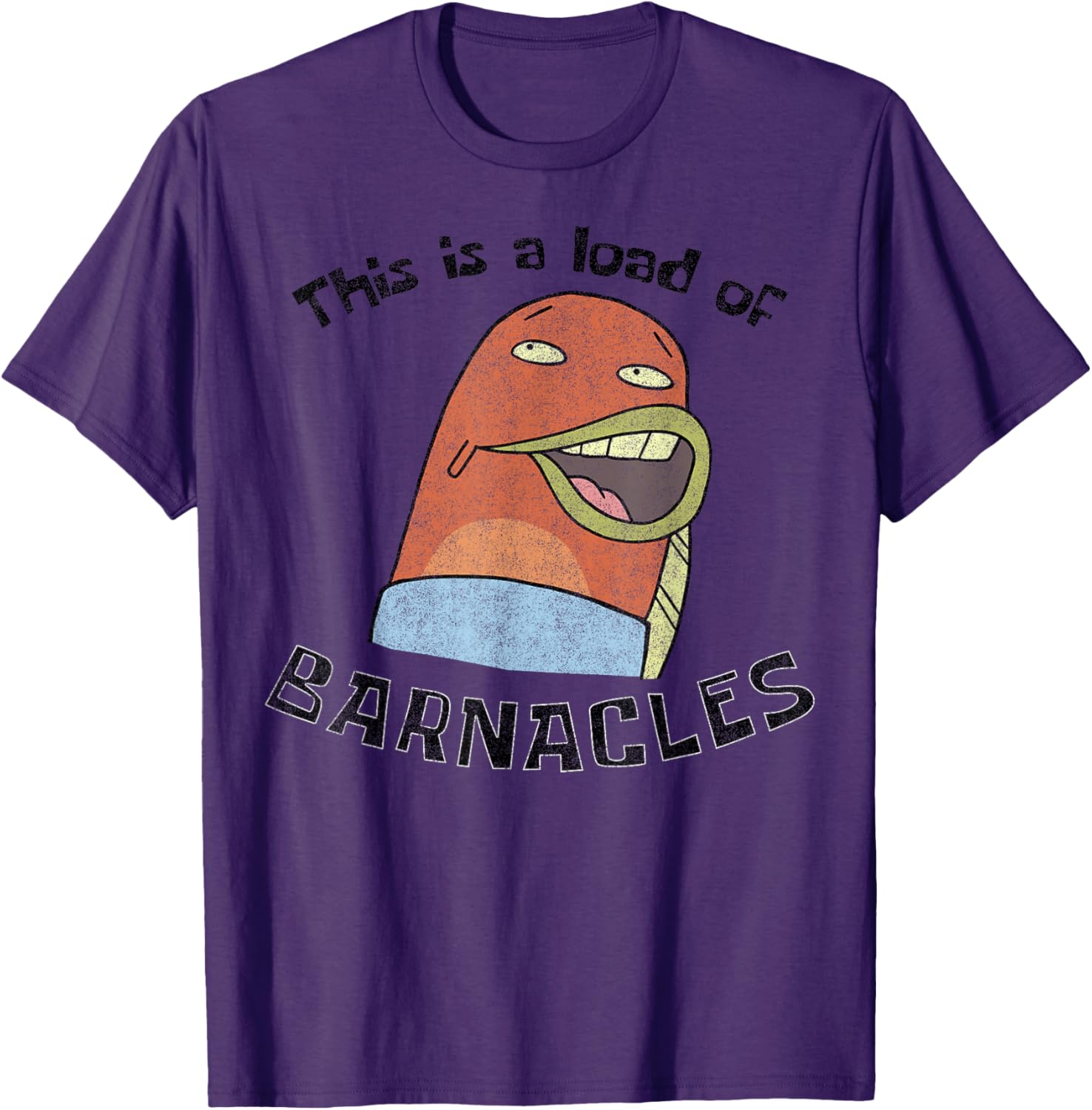 SpongeBob SquarePants Barnacles T-Shirt Fun Cartoon Apparel for Fans - 5