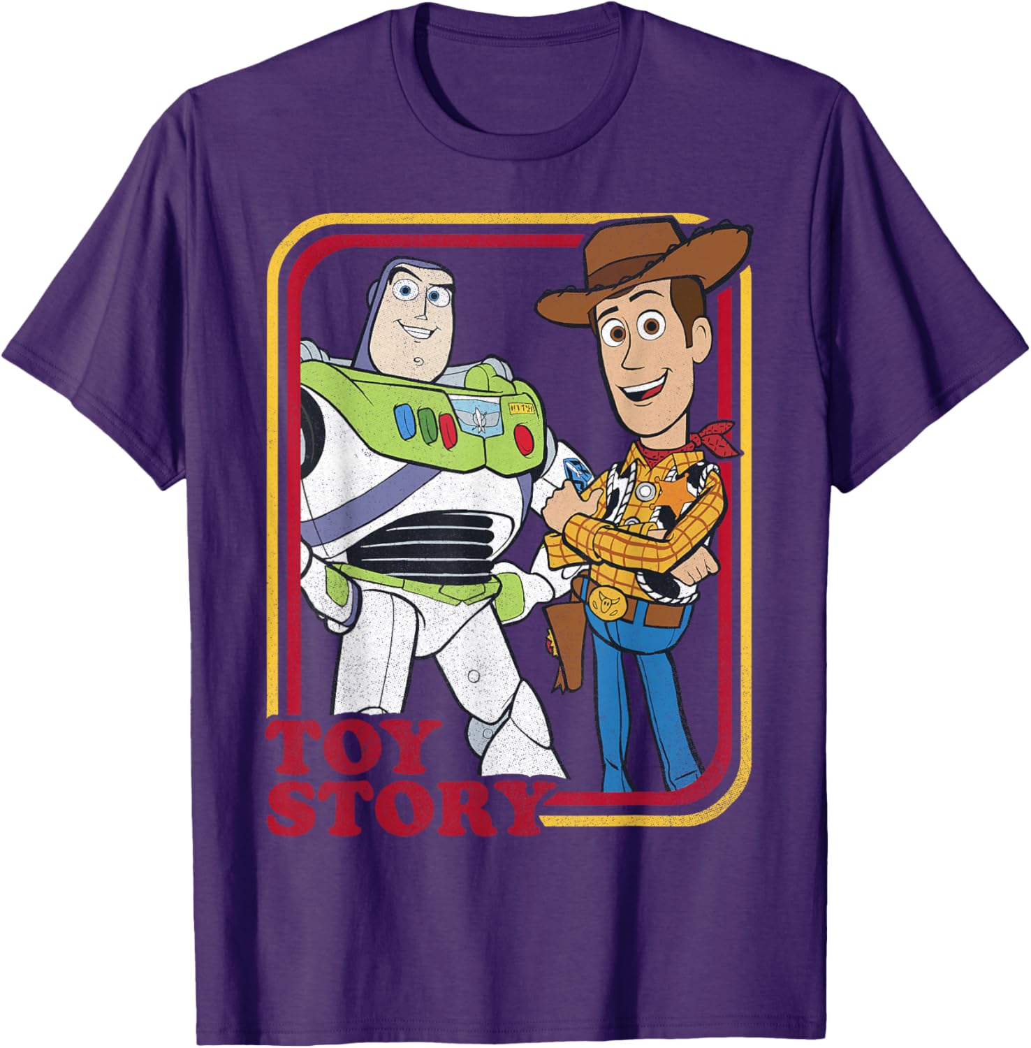 Disney Pixar Toy Story Buzz Lightyear and Woody Buds T-Shirt for Kids - 5