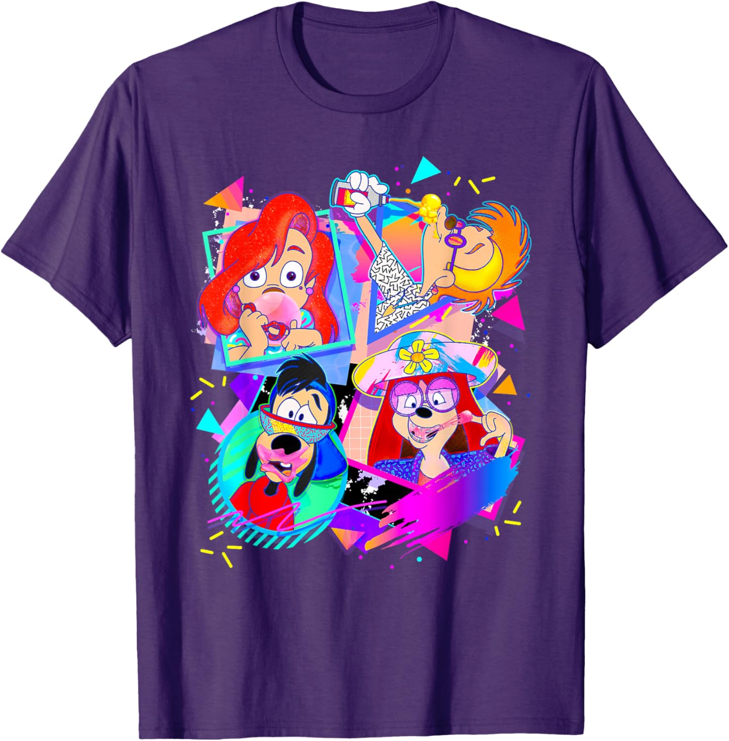 Disney A Goofy Movie Bubble Gum Retro T-Shirt for 90s Fans - 26
