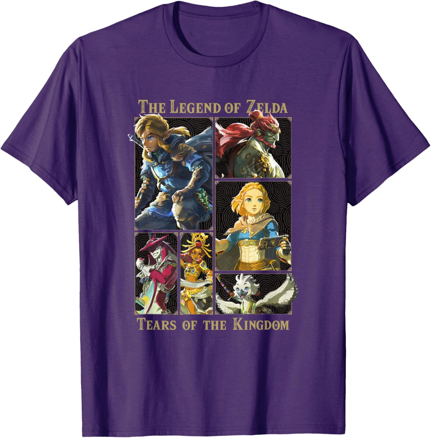 The Legend of Zelda Tears of the Kingdom Character Box Up T-Shirt - 8
