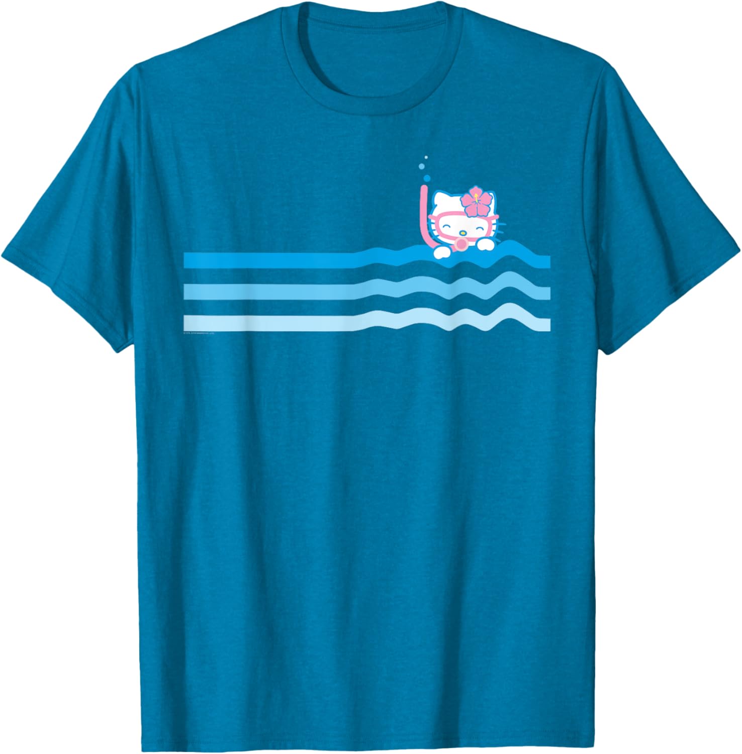 Hello Kitty Beach Scuba Snorkel T-Shirt for Men Women Kids Fun Swim Wear - 18