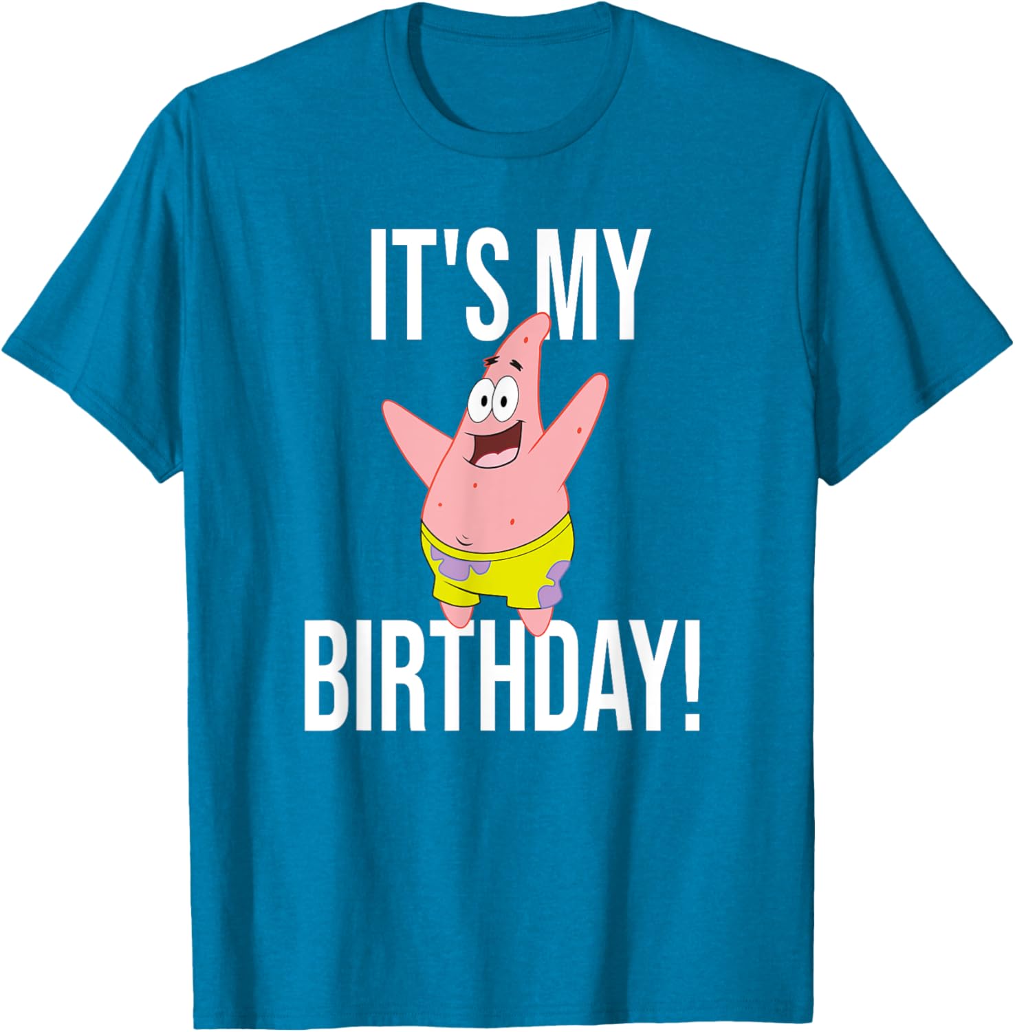 Mademark Birthday T-Shirt Featuring Patrick Star from SpongeBob SquarePants - 19