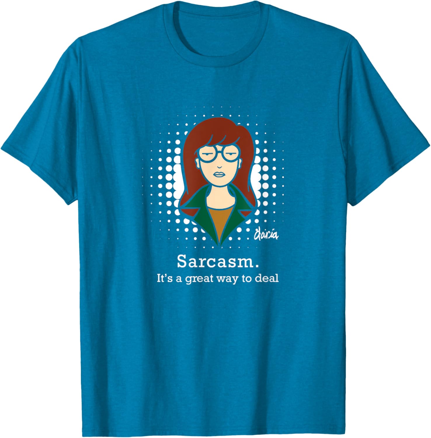 Mademark x Daria Sarcasm T-Shirt Perfect for Humor Lovers and Casual Wear - 12