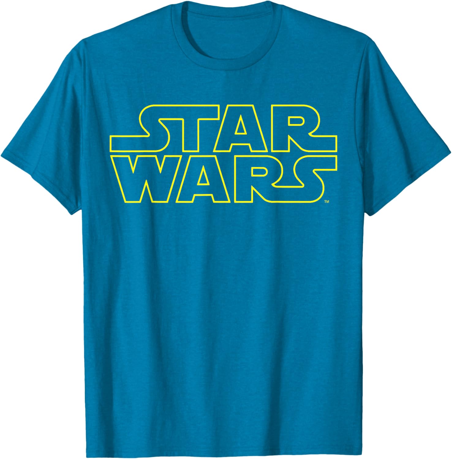 Star Wars Simple Title Logo T-Shirt for Fans | Disney+ Apparel - 3