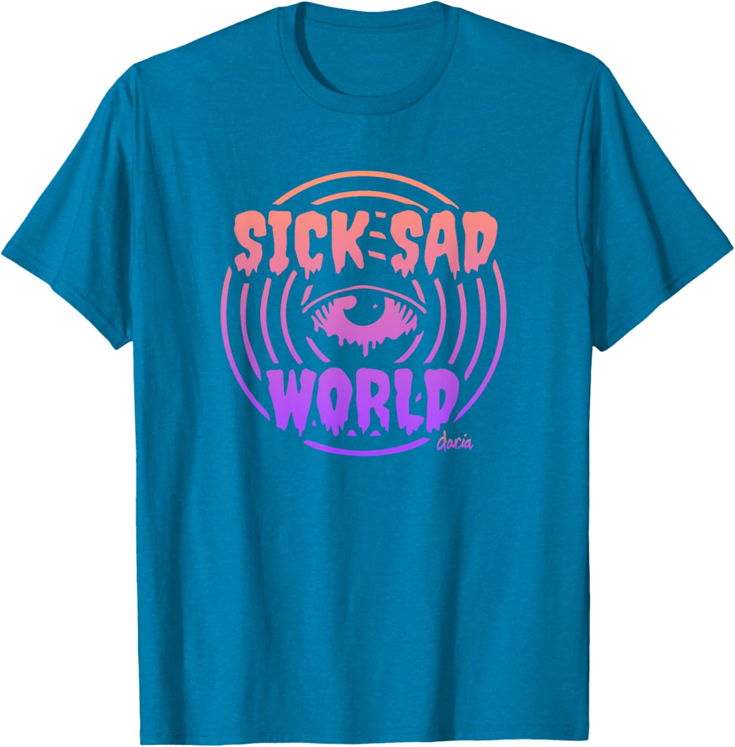 Mademark x Daria Sick Sad World Gradient T-Shirt for Trendy Fashion Lovers - 5