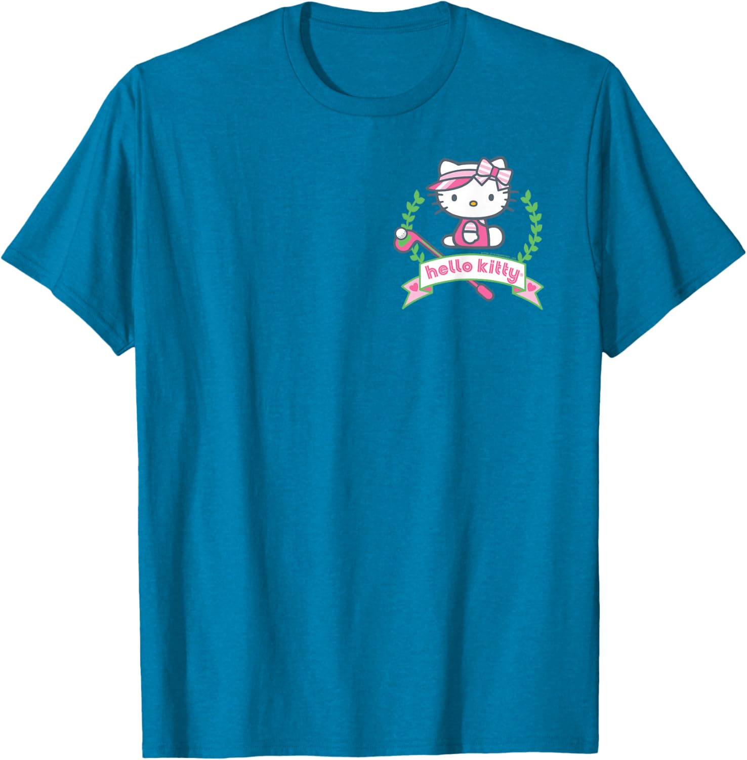 Hello Kitty Golf T-Shirt for Fun Golfers - Cute Cartoon Apparel - 13