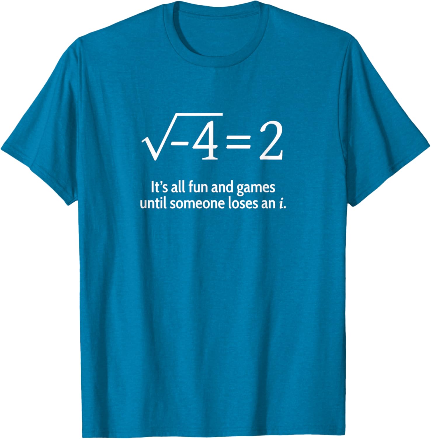 Funny Math T-Shirt Someone Loses An i Short Sleeve for Math Lovers - 6
