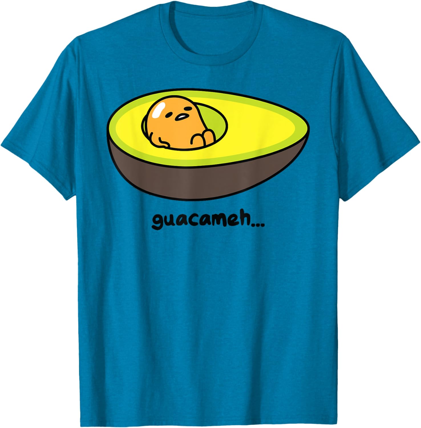 Gudetama Guacamole T-Shirt Cute Avocado Graphic Tee for Food Lovers - 5