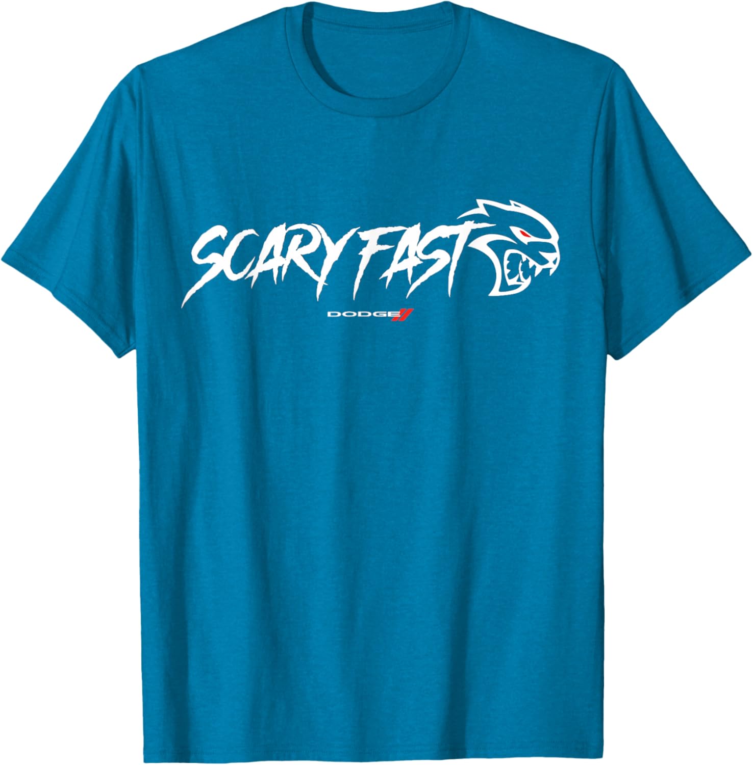 Dodge Hellcat Scary Fast T-Shirt for Car Lovers and Enthusiasts - 3