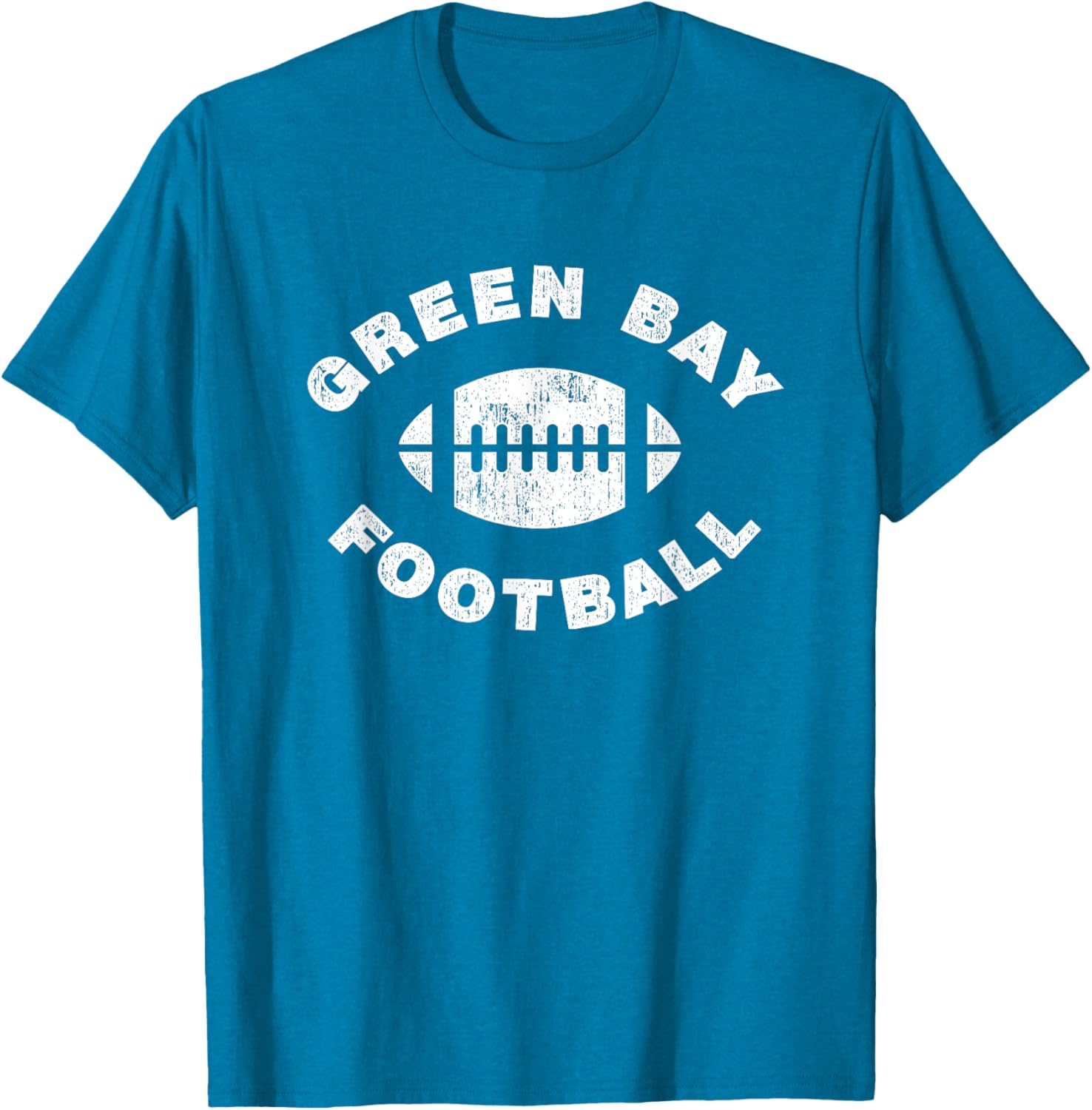 Green Bay Retro Vintage Distressed Football T-Shirt for Sports Fans - 7