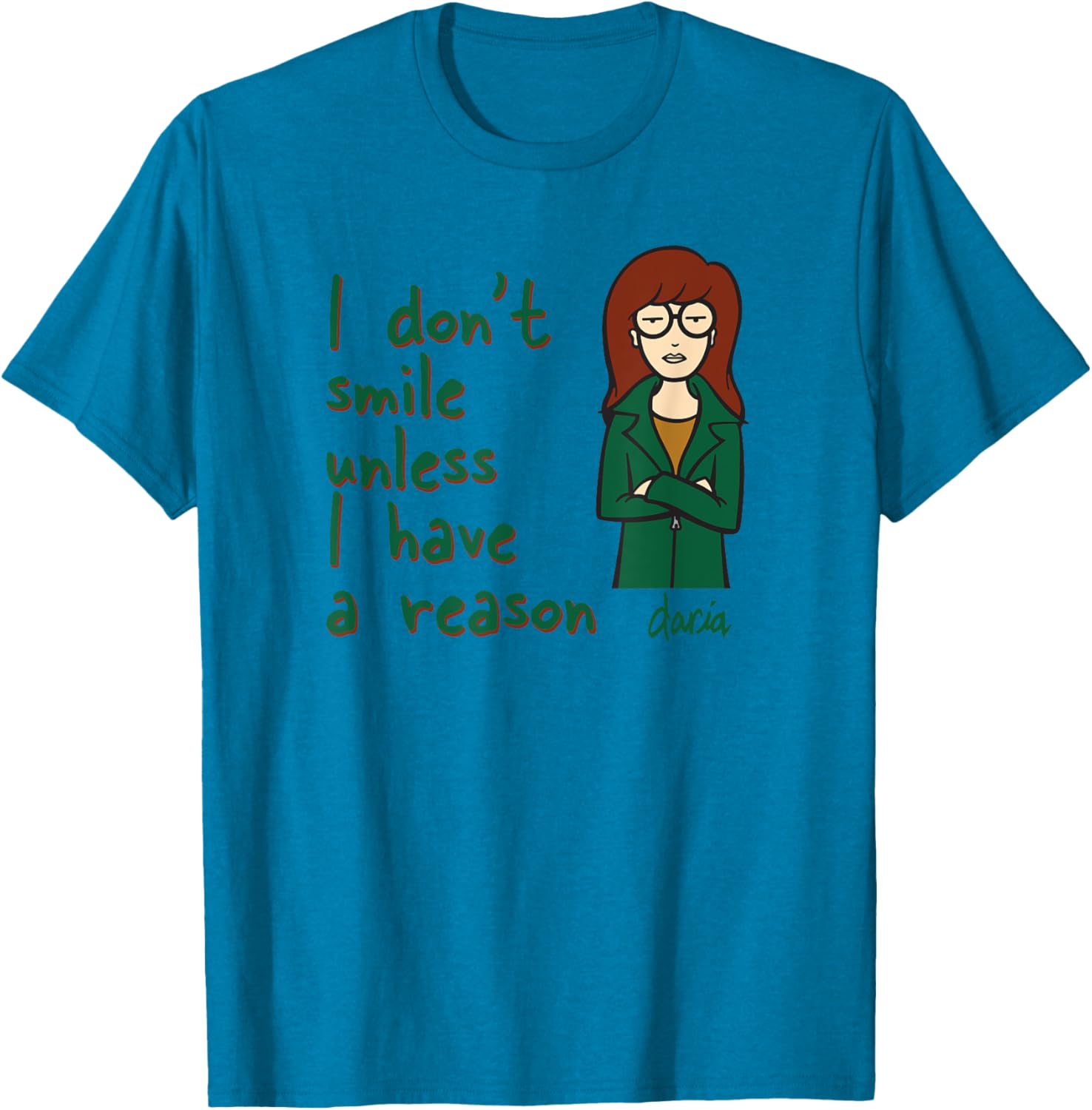Mademark x Daria I Don't Smile Unless I Have a Reason T-Shirt Guide - 20