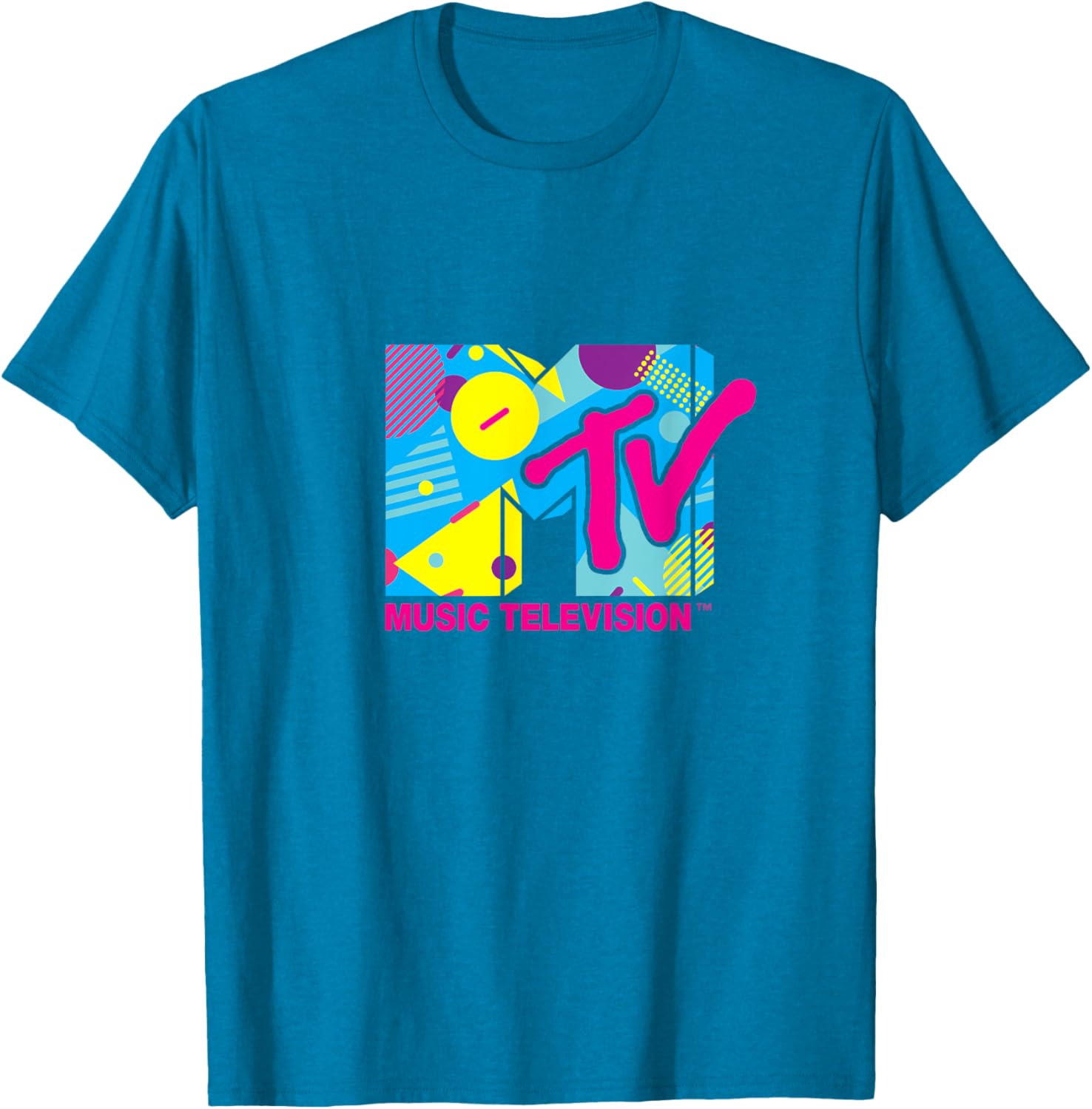 Mademark x MTV 1980s Spring Break Retro Logo T-Shirt Casual Wear - 6