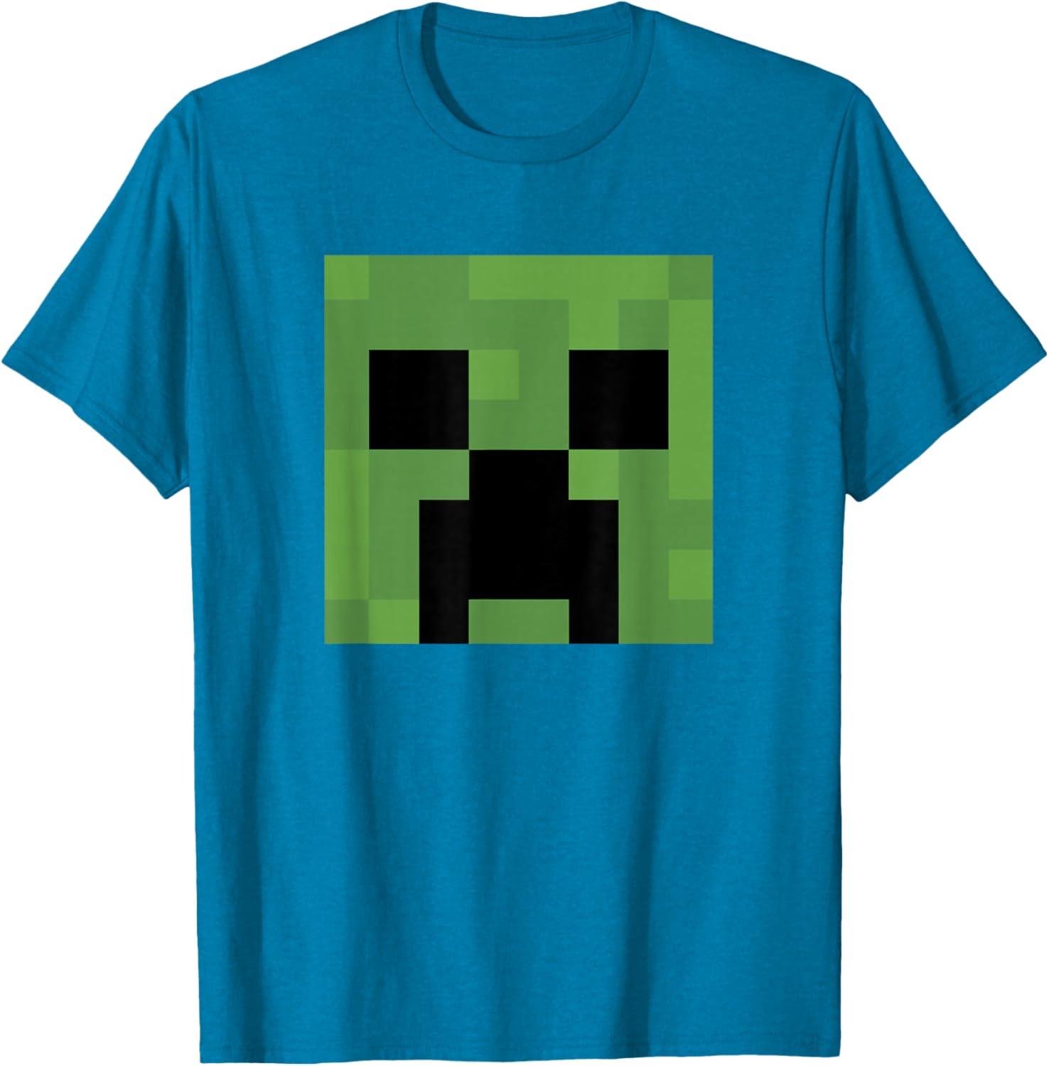 Minecraft Creeper Big Face T-Shirt for Gamers and Fans of All Ages - 14