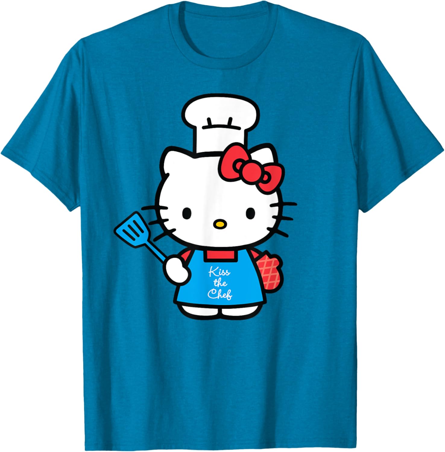 Hello Kitty Kiss the Chef T-Shirt Cute and Fun Cooking Apparel - 15