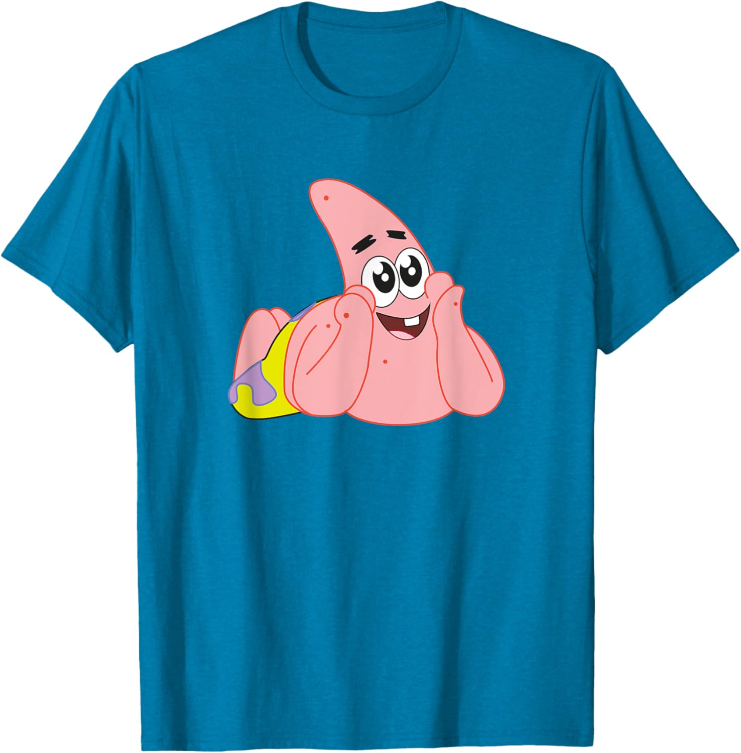 Mademark x SpongeBob Patrick Star Feelin Cute T-Shirt for Fun Style - 14