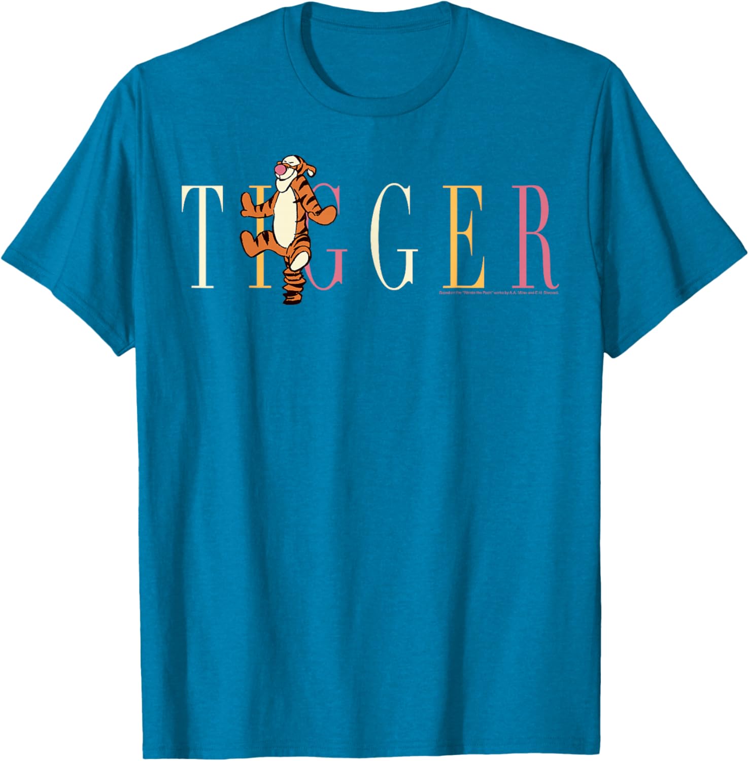 Disney Winnie the Pooh Tigger Fun Graphic T-Shirt for Kids and Adults - 2