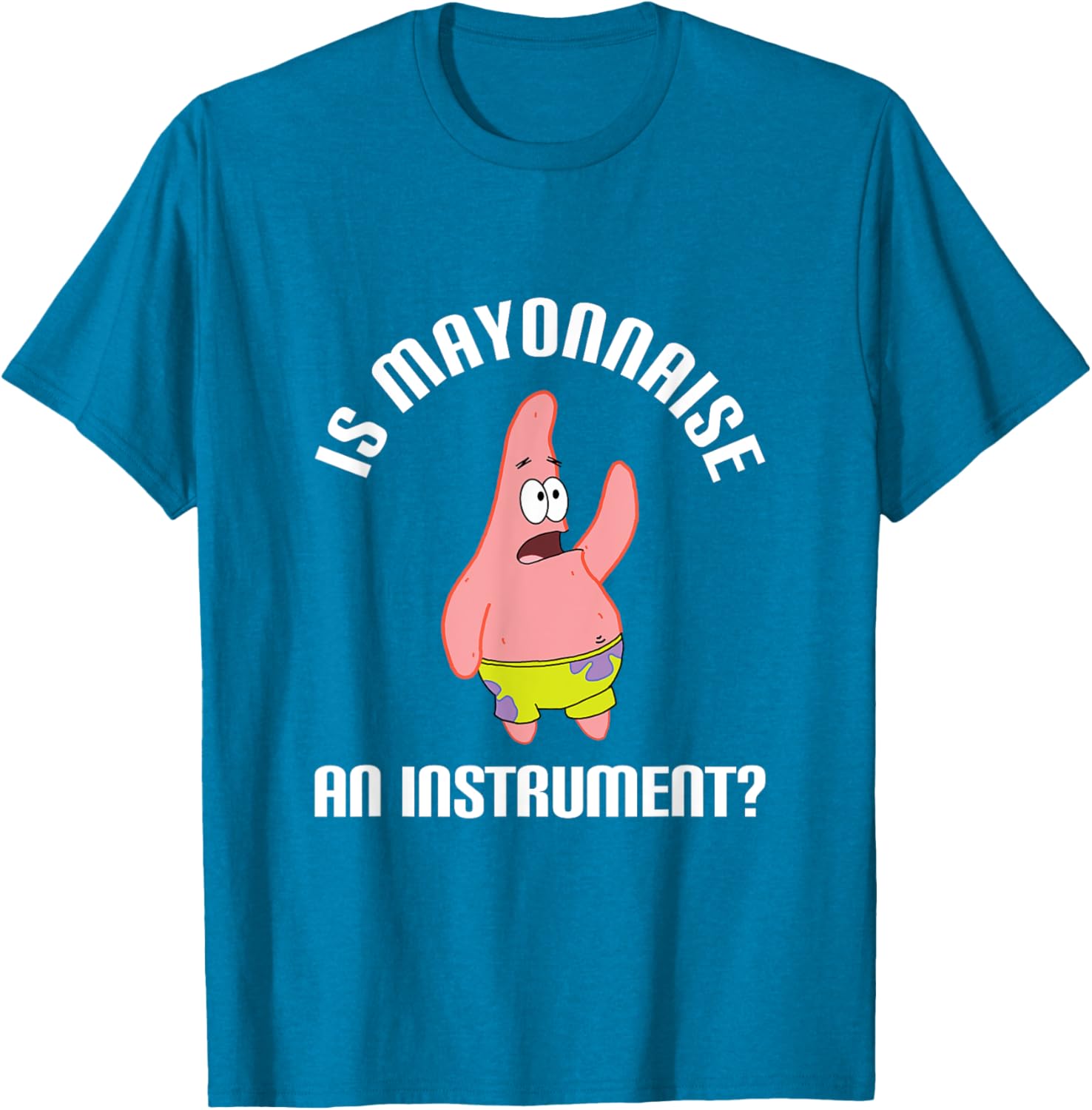 Mademark SpongeBob SquarePants Mayonnaise Instrument T-Shirt for Fans - 18
