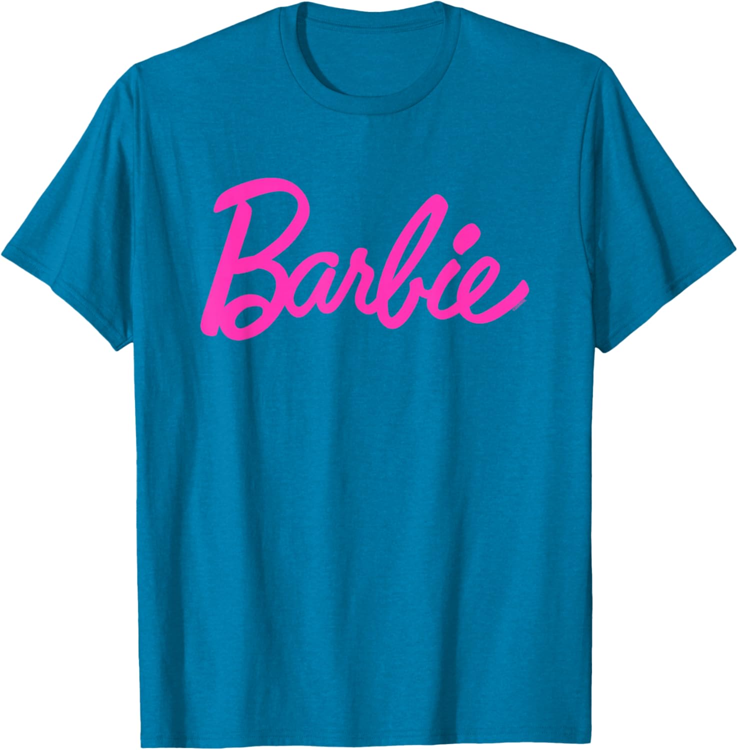 Barbie Classic Script Pink Logo T-Shirt for Trendy Fashion Lovers - 4