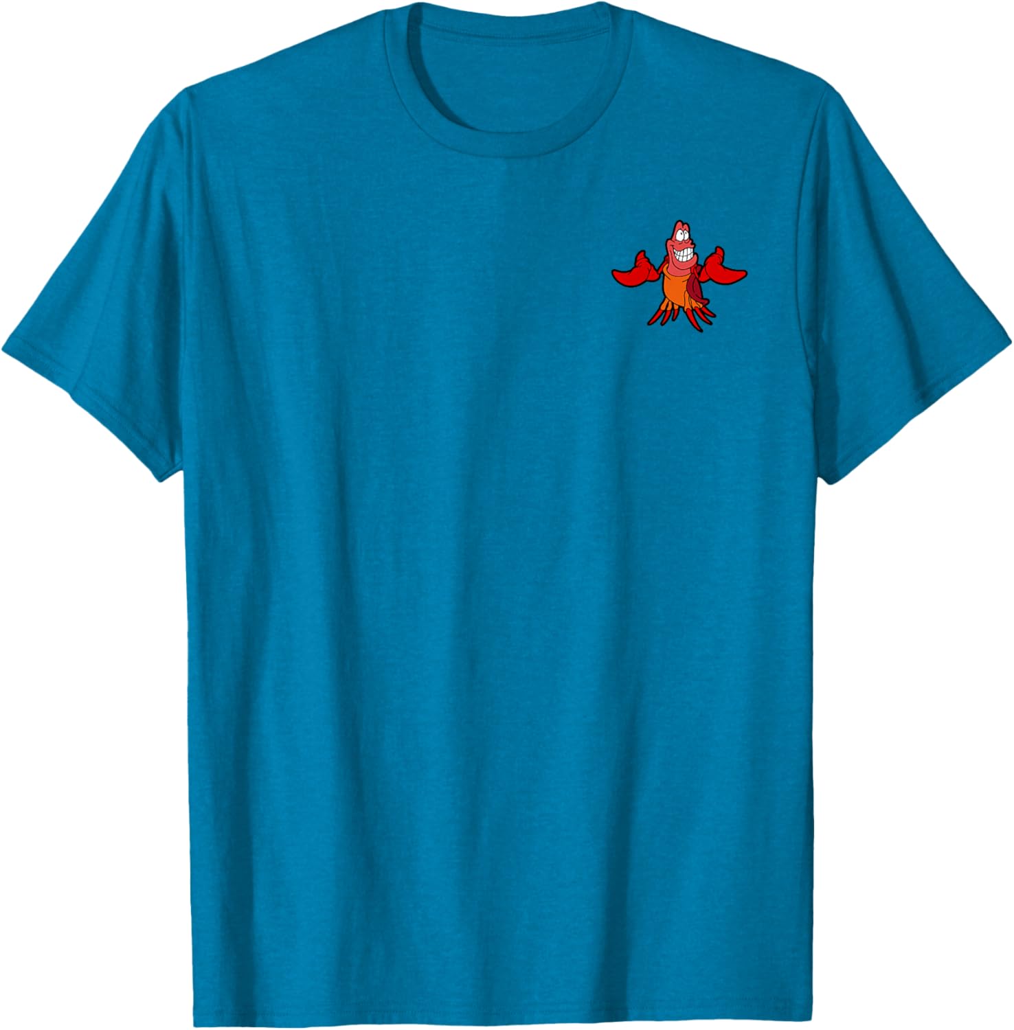 Disney The Little Mermaid Sebastian Crab Pocket Icon T-Shirt for Fun Style - 13