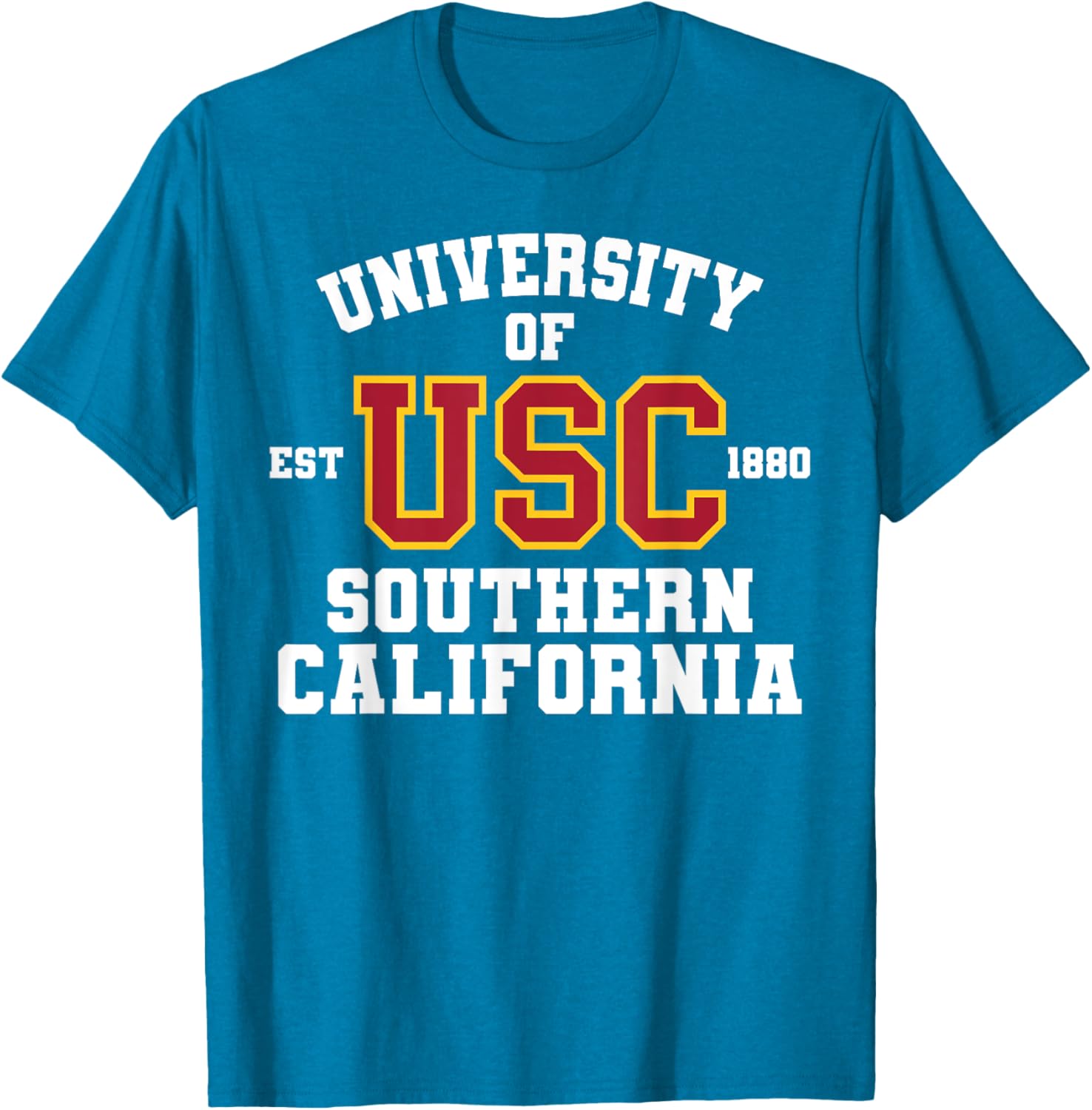 USC Established 1880 University of Southern California T-Shirt for Fans - 3