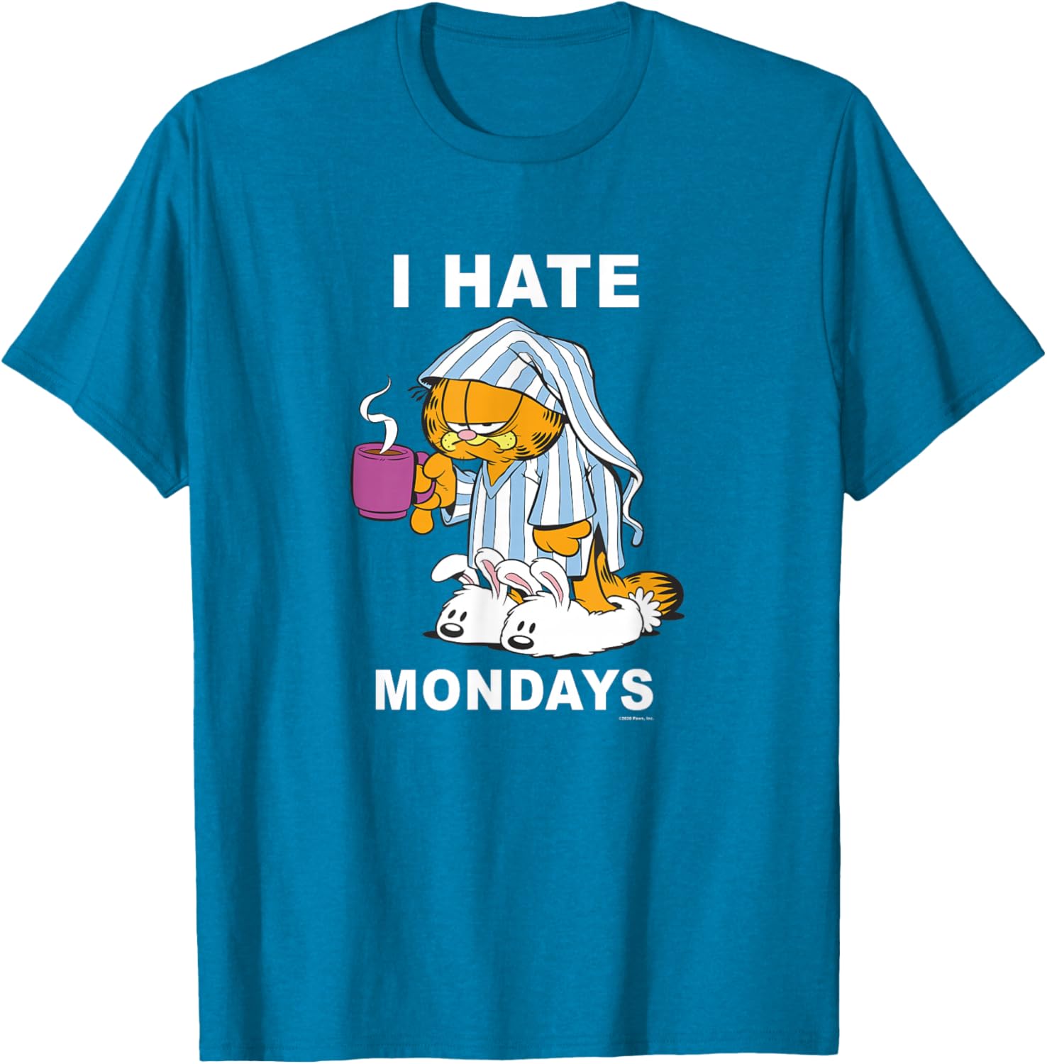 Garfield I Hate Mondays Coffee T-Shirt for Cat Lovers and Fans - 2