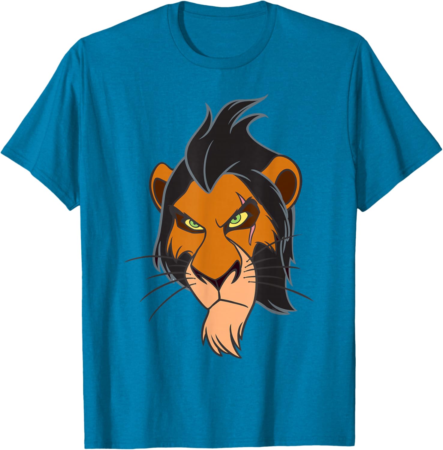 Disney Scar Big Face Costume T-Shirt for Lion King Fans - 15