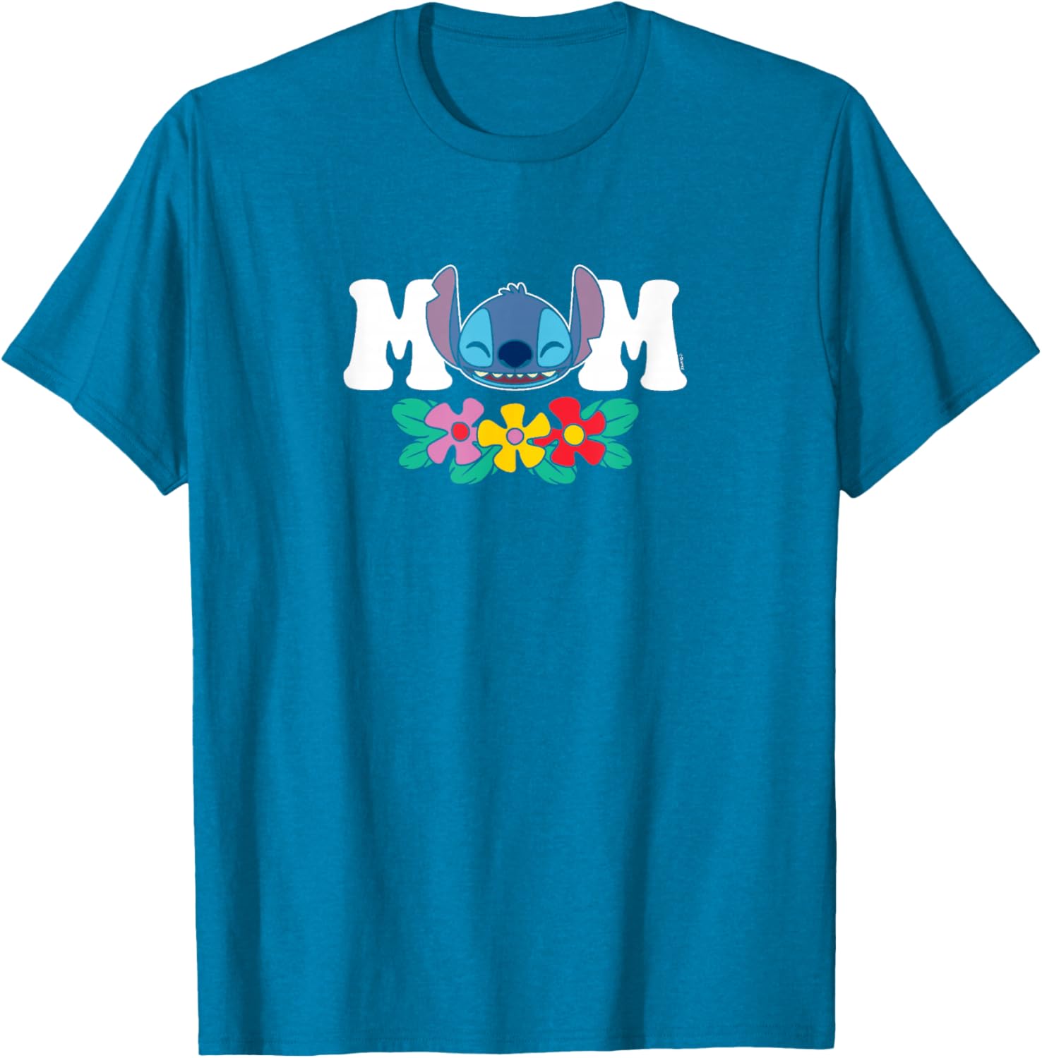 Lilo & Stitch Mom Floral T-Shirt for Stylish Moms - Cute Floral Design - 4