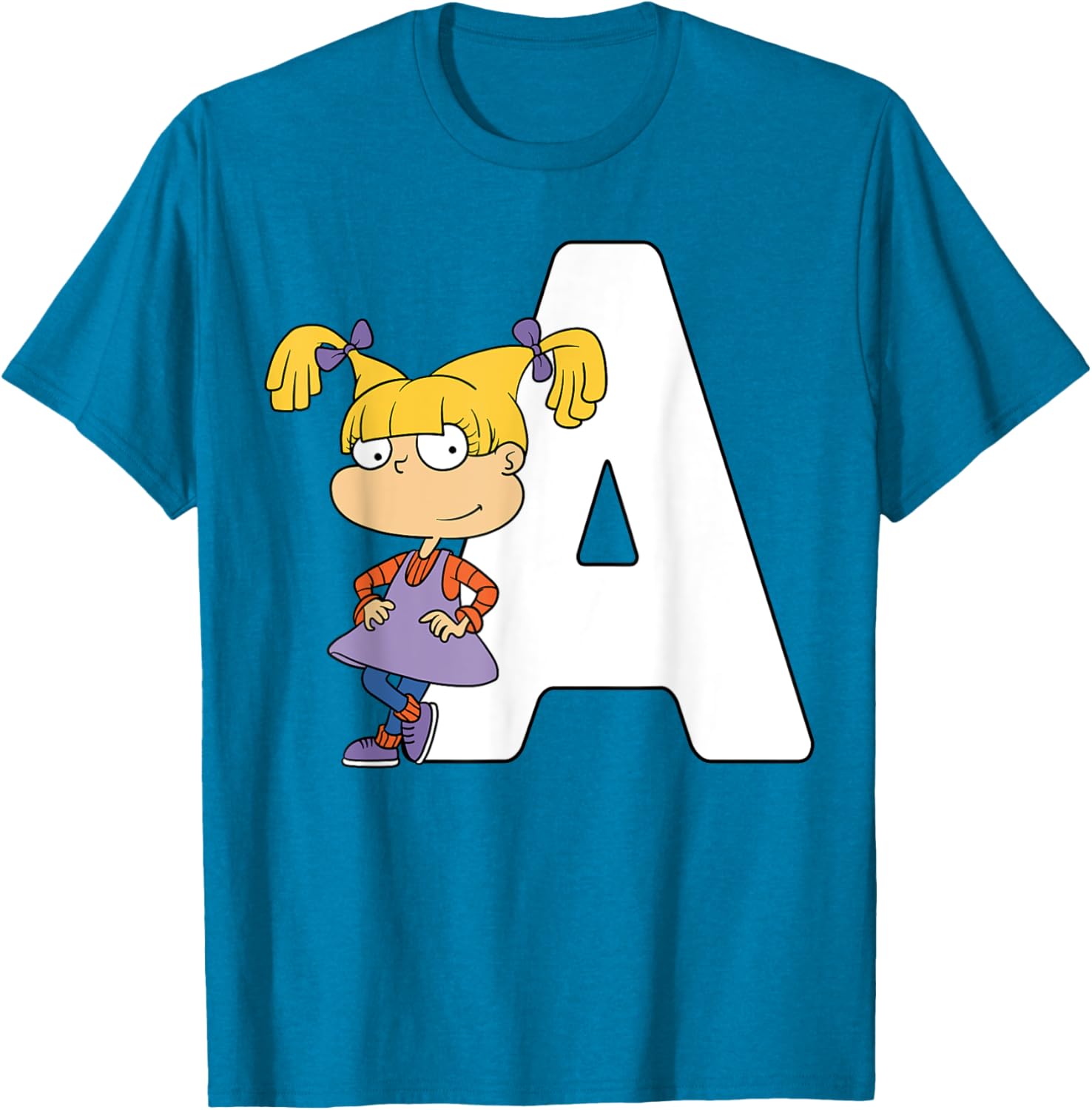 Mademark x Rugrats Angelica Pickles The Girl with an A T-Shirt for Fans - 9