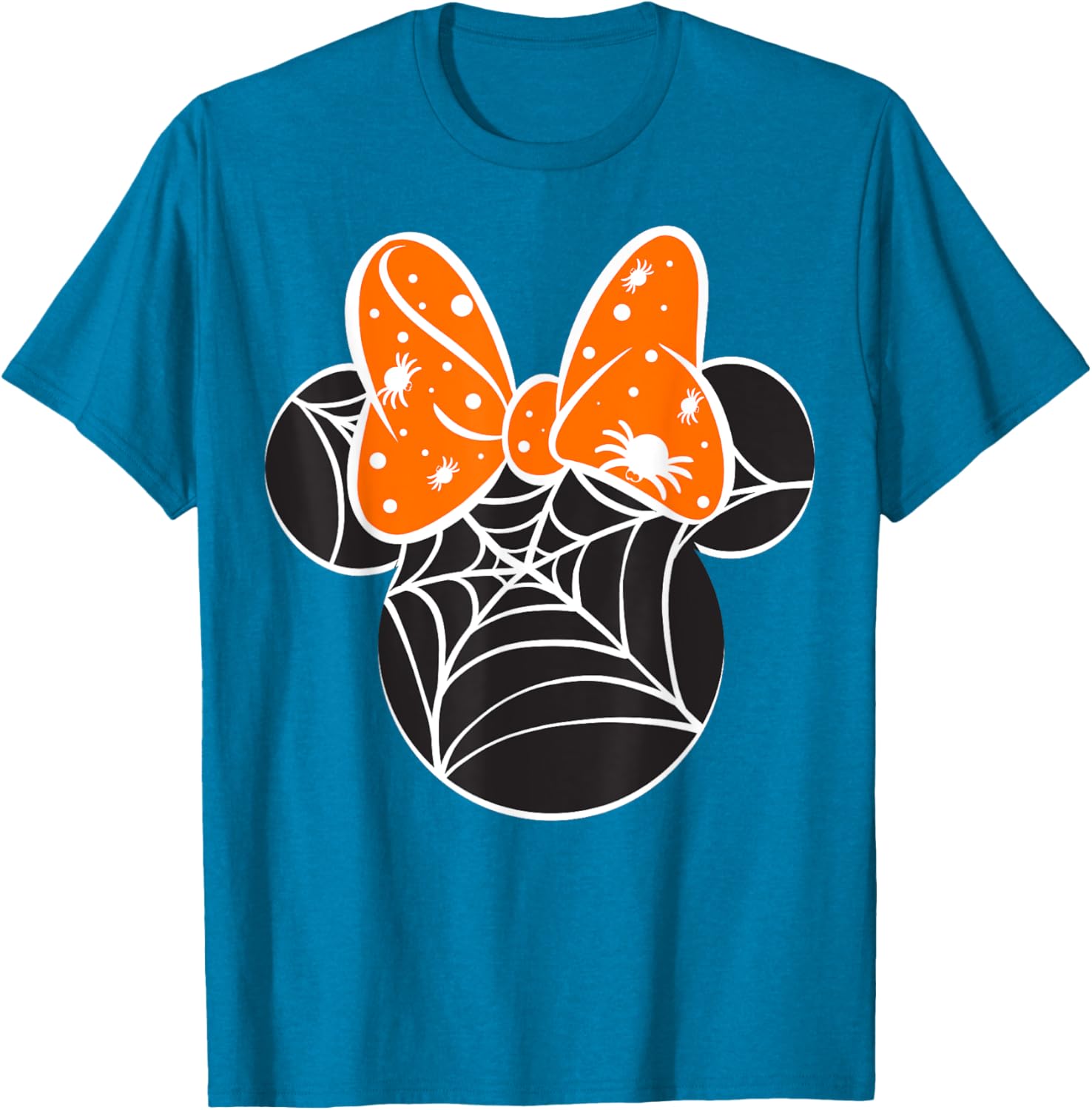 Disney Mickey and Friends Halloween Minnie Spider Web Logo T-Shirt - 3