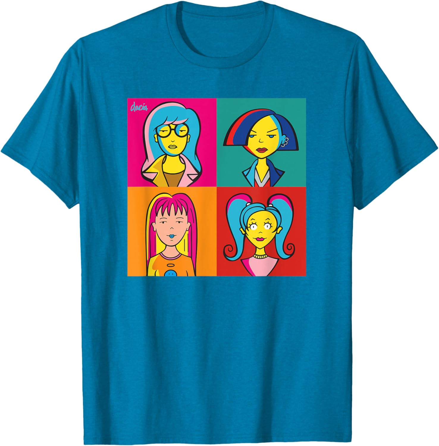 Mademark x Daria Ladies Pop Art T-Shirt - Fun Fashion for Every Occasion - 4