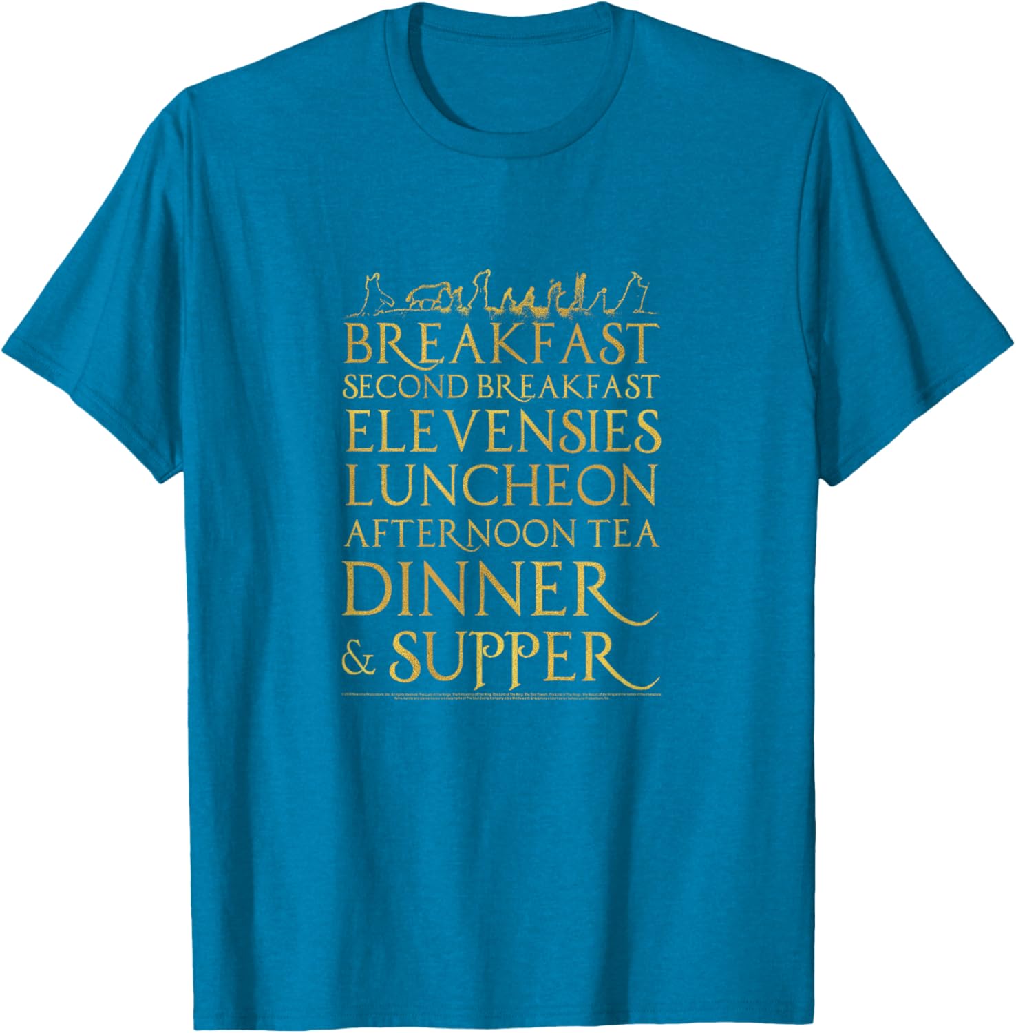 Lord of the Rings Breakfast Second Breakfast T-Shirt for Fans and Hobbits - 4