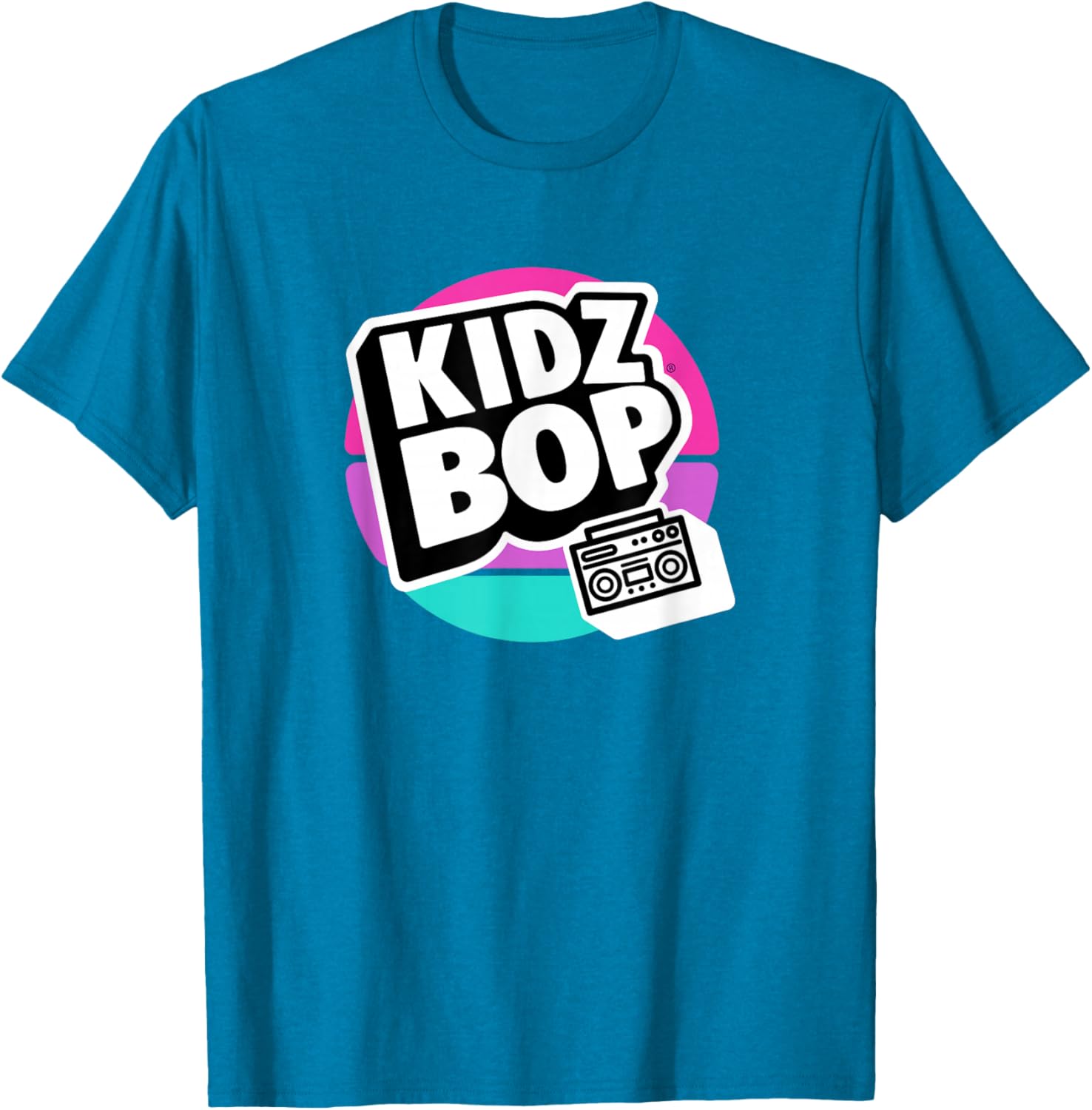 KIDZ BOP Boombox Logo T-Shirt for Kids - Fun and Stylish Apparel - 1