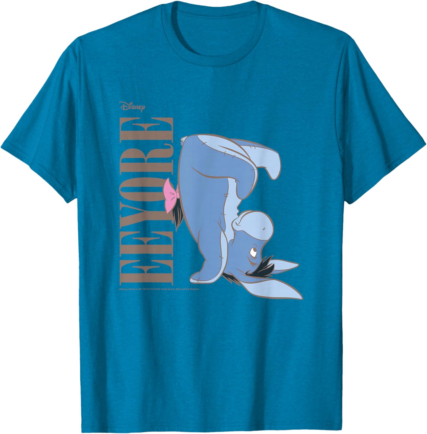 Winnie The Pooh Eeyore Upside Down T-Shirt for Fun and Cozy Style - 13