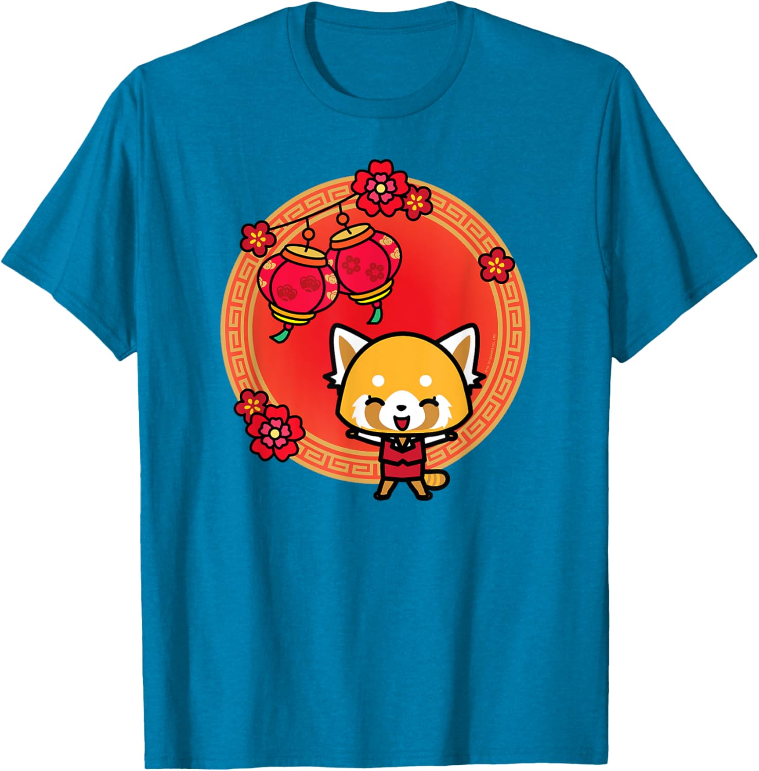 Aggretsuko Lunar New Year T-Shirt Fun Festive Design for Fans - 7