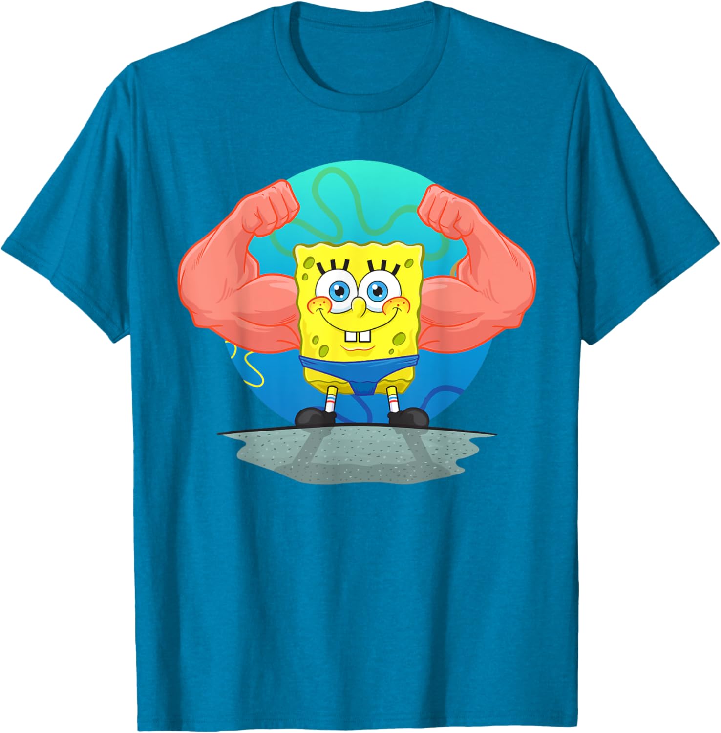 Mademark SpongeBob MuscleBob BuffPants T-Shirt for Fun Fashion Fans - 15