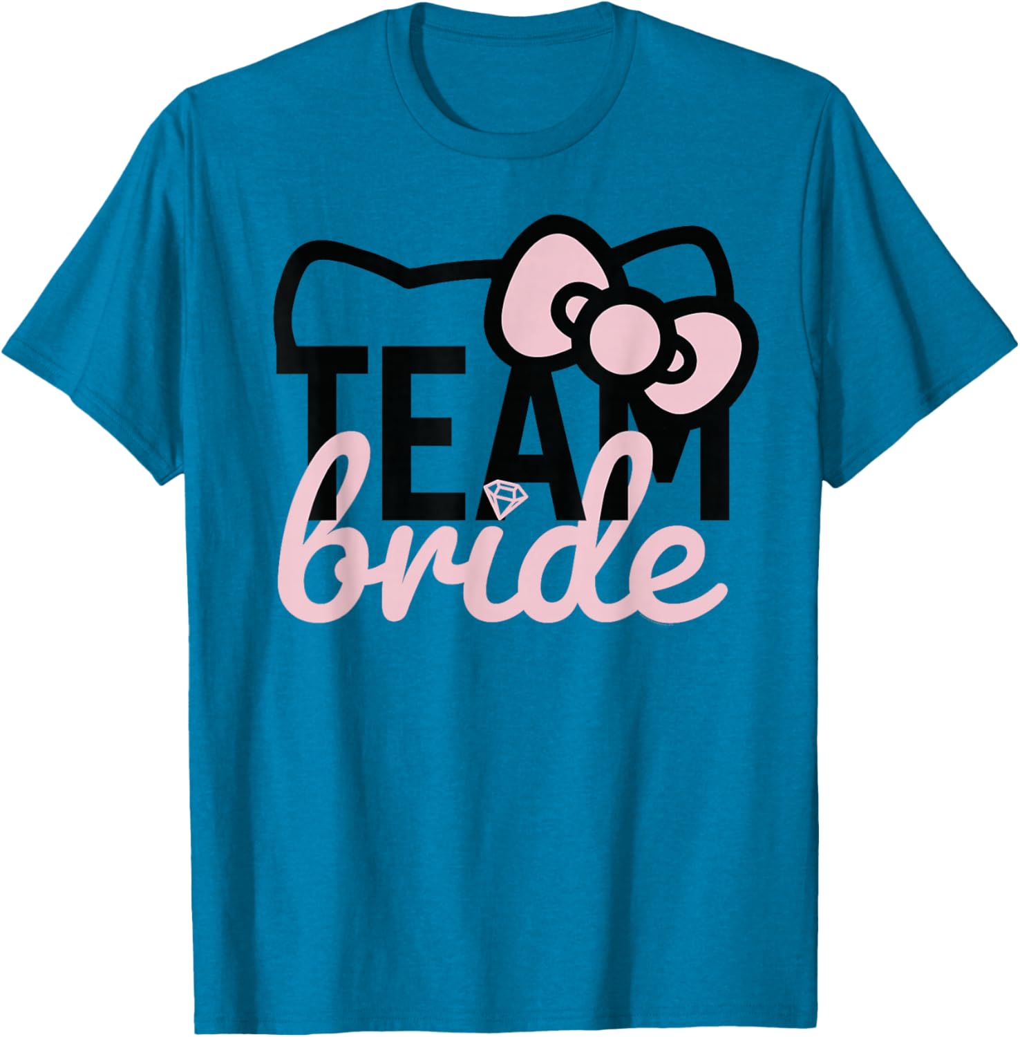 Hello Kitty Team Bride Bridesmaid T-Shirt for Fun Bridal Parties - 14