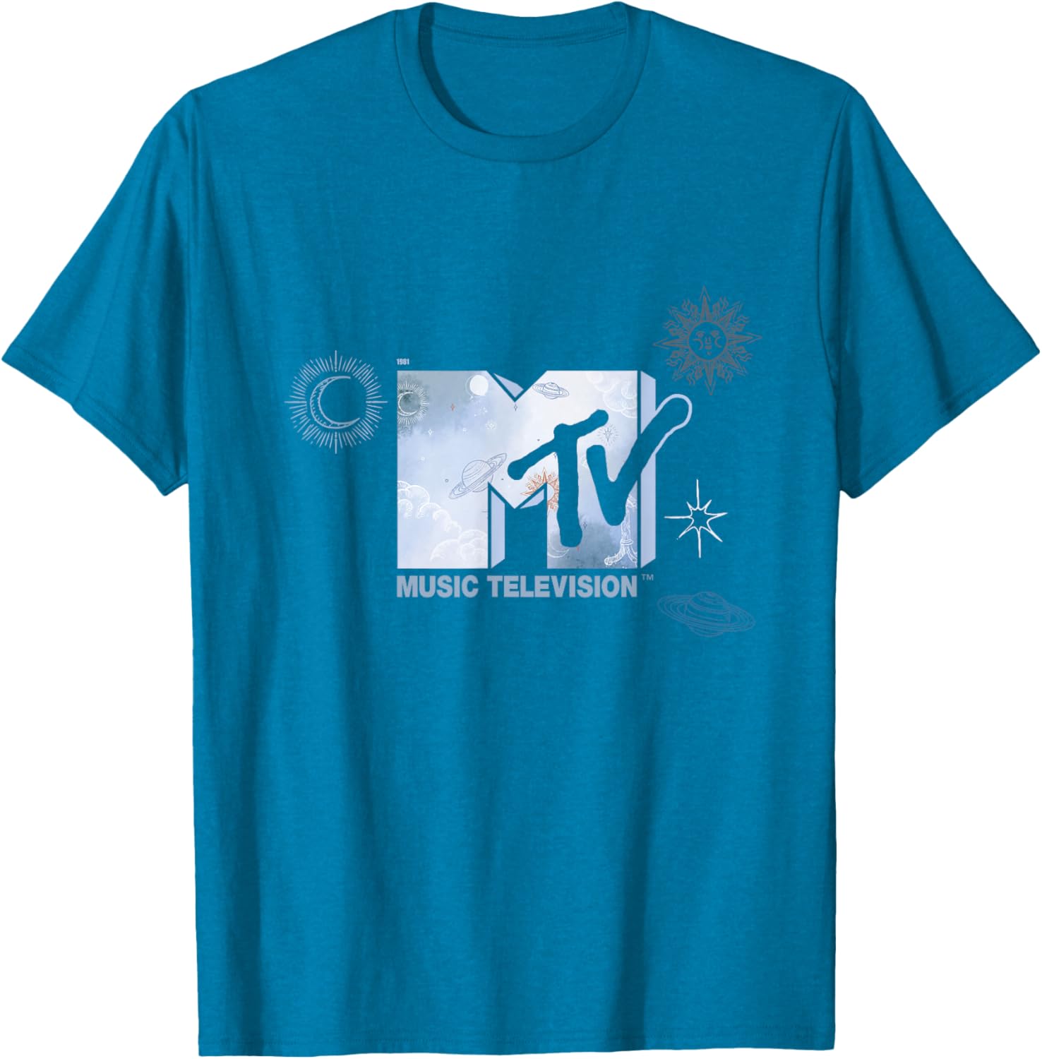 Mademark x MTV Official 1981 Hand Painted Sky T-Shirt for Music Lovers - 14