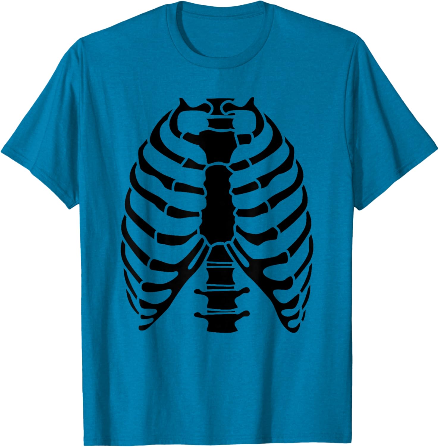 Skeleton Rib Cage Halloween Costume T-Shirt for Fun Celebrations - 1