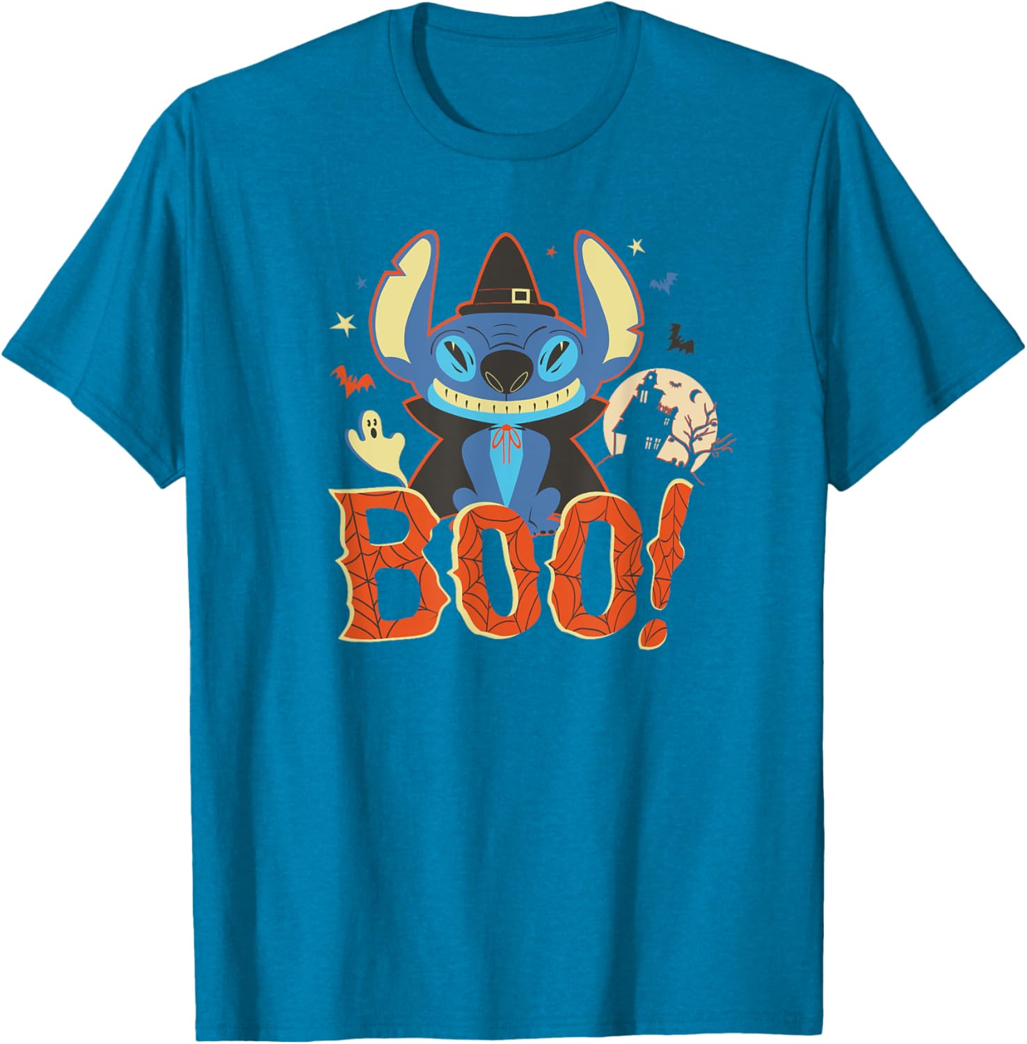 Disney Lilo and Stitch Halloween Boo T-Shirt for Fun Costume Celebrations - 3