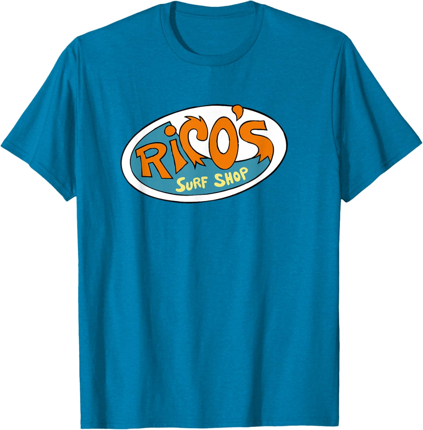 Hannah Montana Rico's Surf Shop Logo T-Shirt for Fans and Fashion Lovers - 8